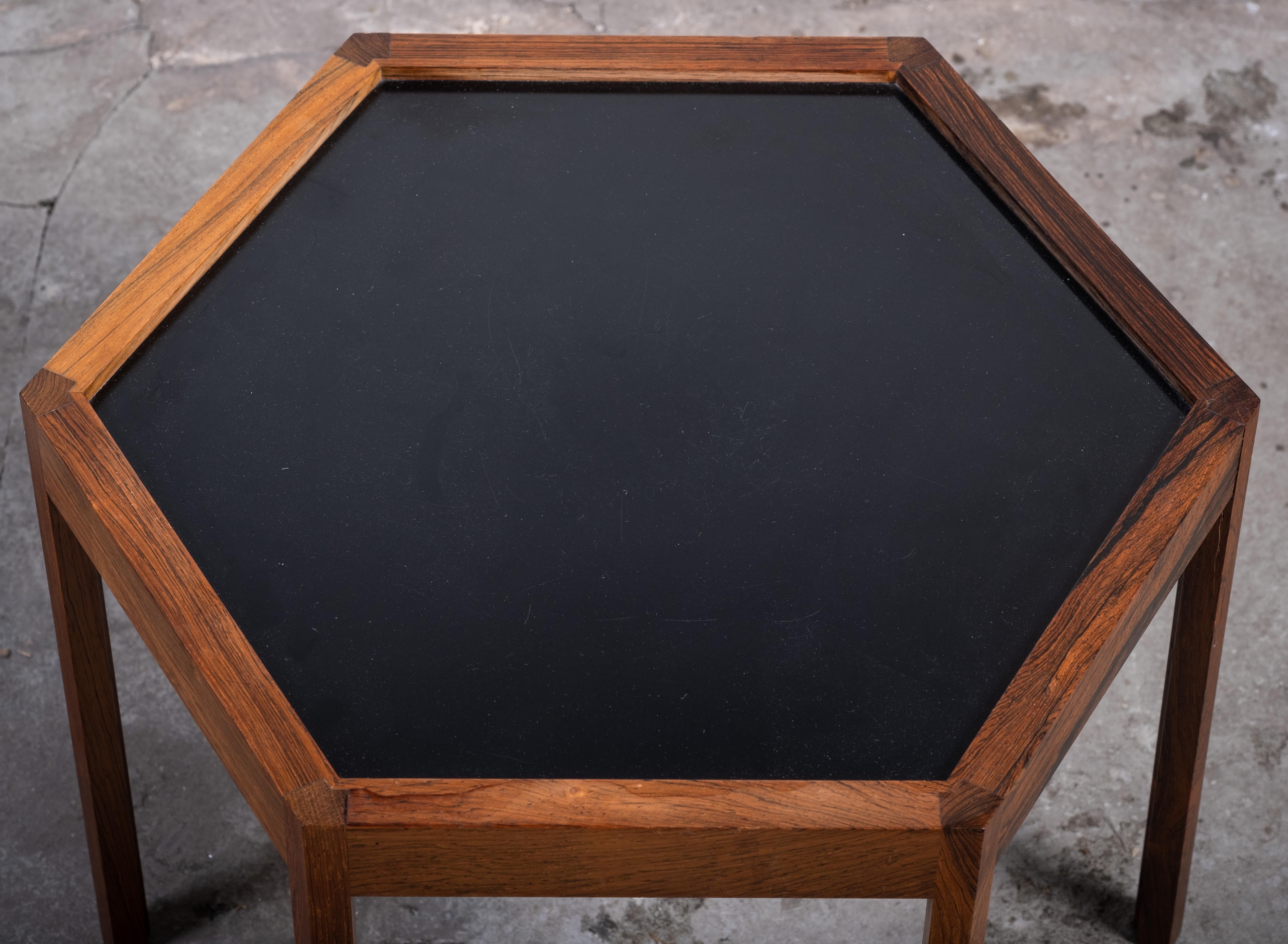 Mesa auxiliar de palisandro de Hans Kristiansen Andersen, años 60 Danés en venta