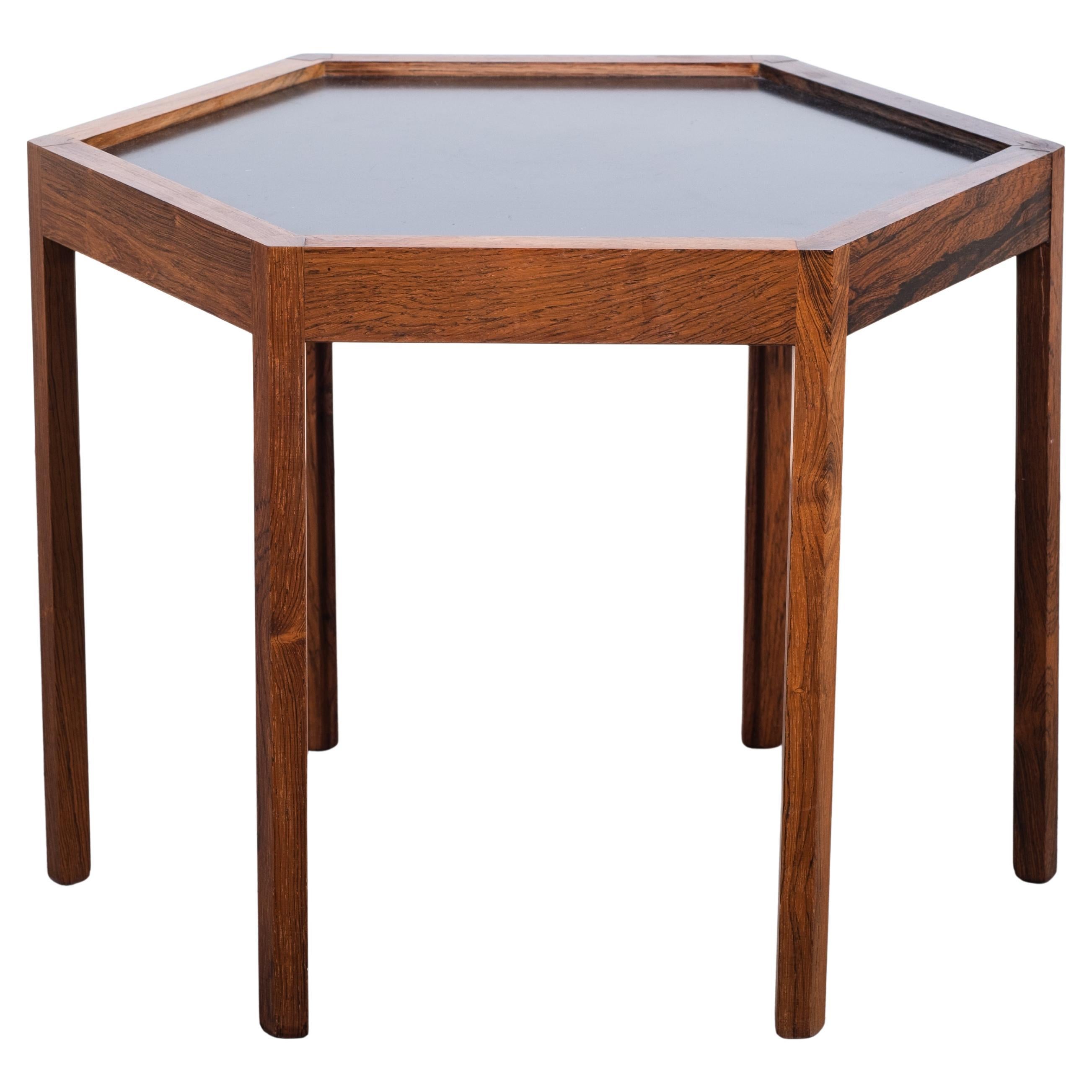 Mesa auxiliar de palisandro de Hans Kristiansen Andersen, años 60 en venta