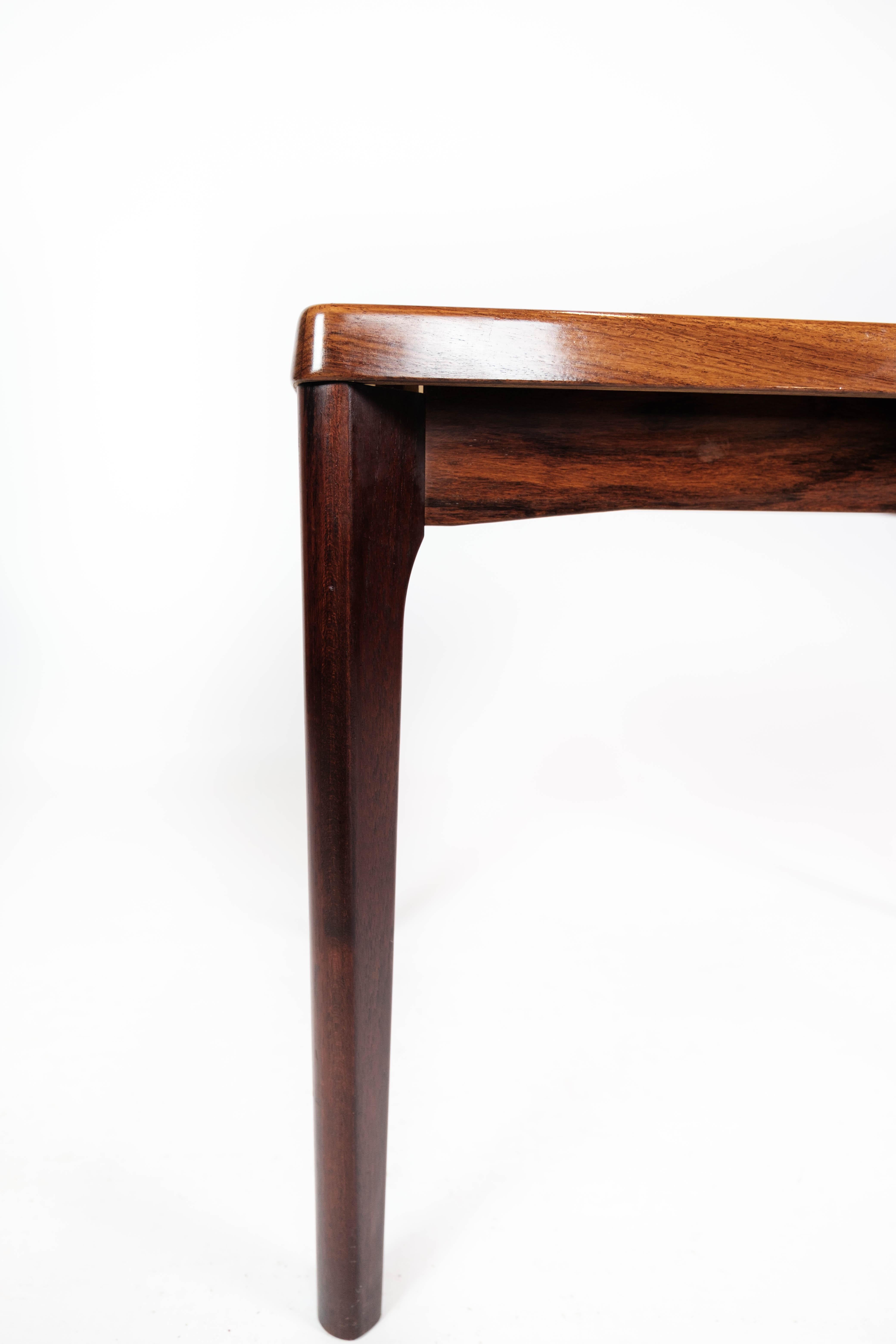 Scandinavian Modern Side Table in Rosewood Designed by Henning Kjærnulf, 1960s For Sale