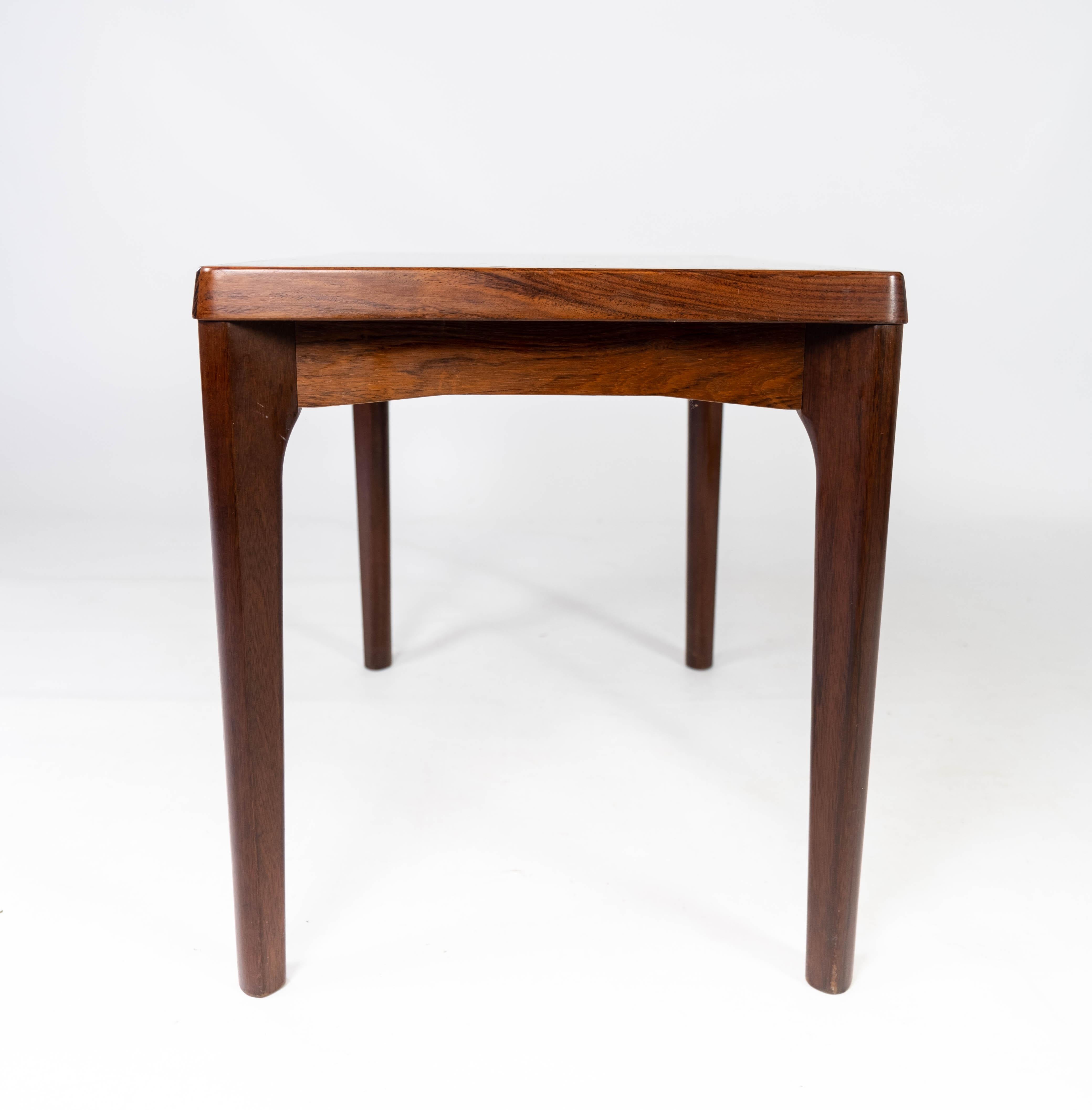 Mid-20th Century Side Table in Rosewood Designed by Henning Kjærnulf from the 1960s