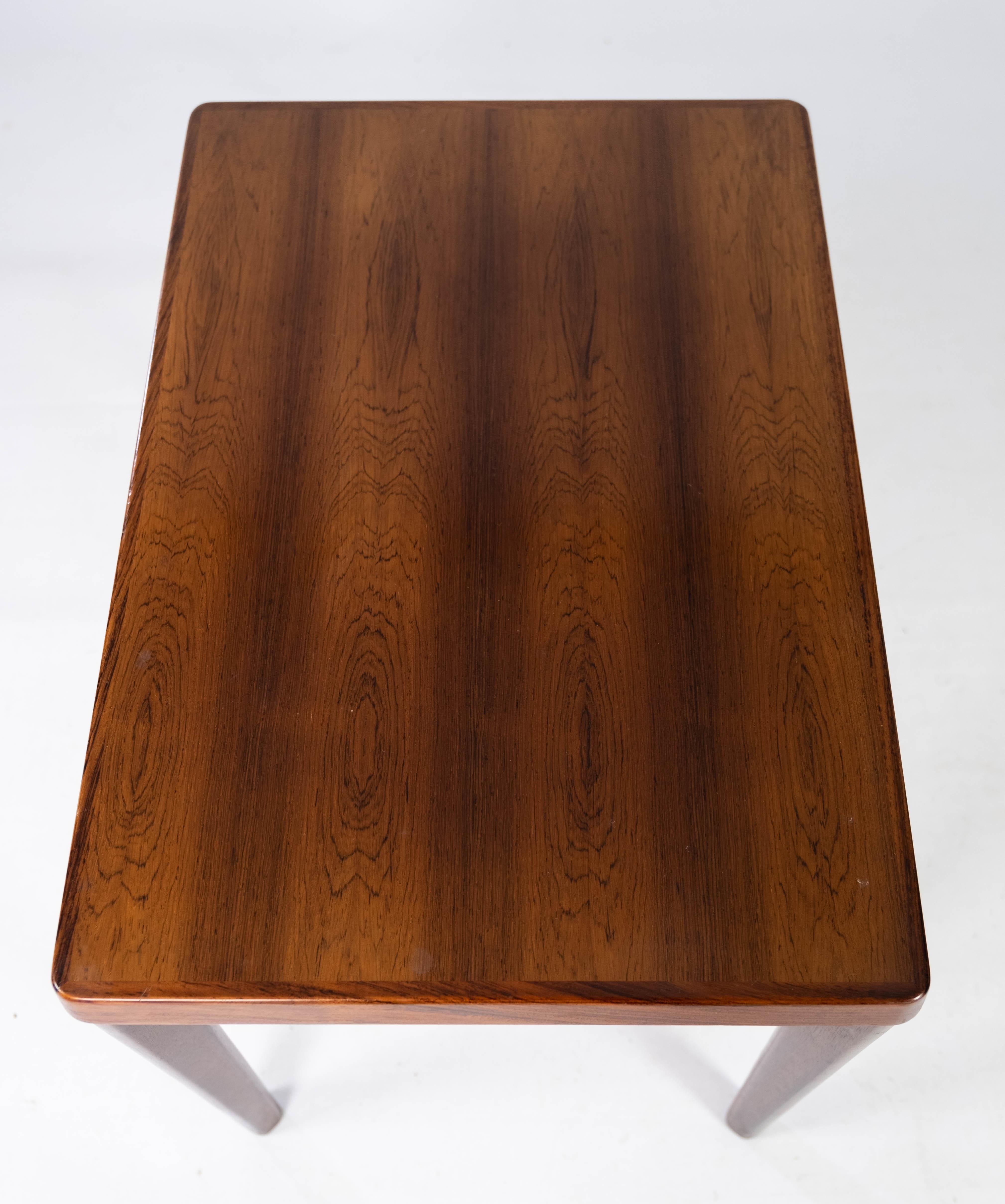 Side Table Made In Rosewood Designed By Henning Kjærnulf From 1960s For Sale 1