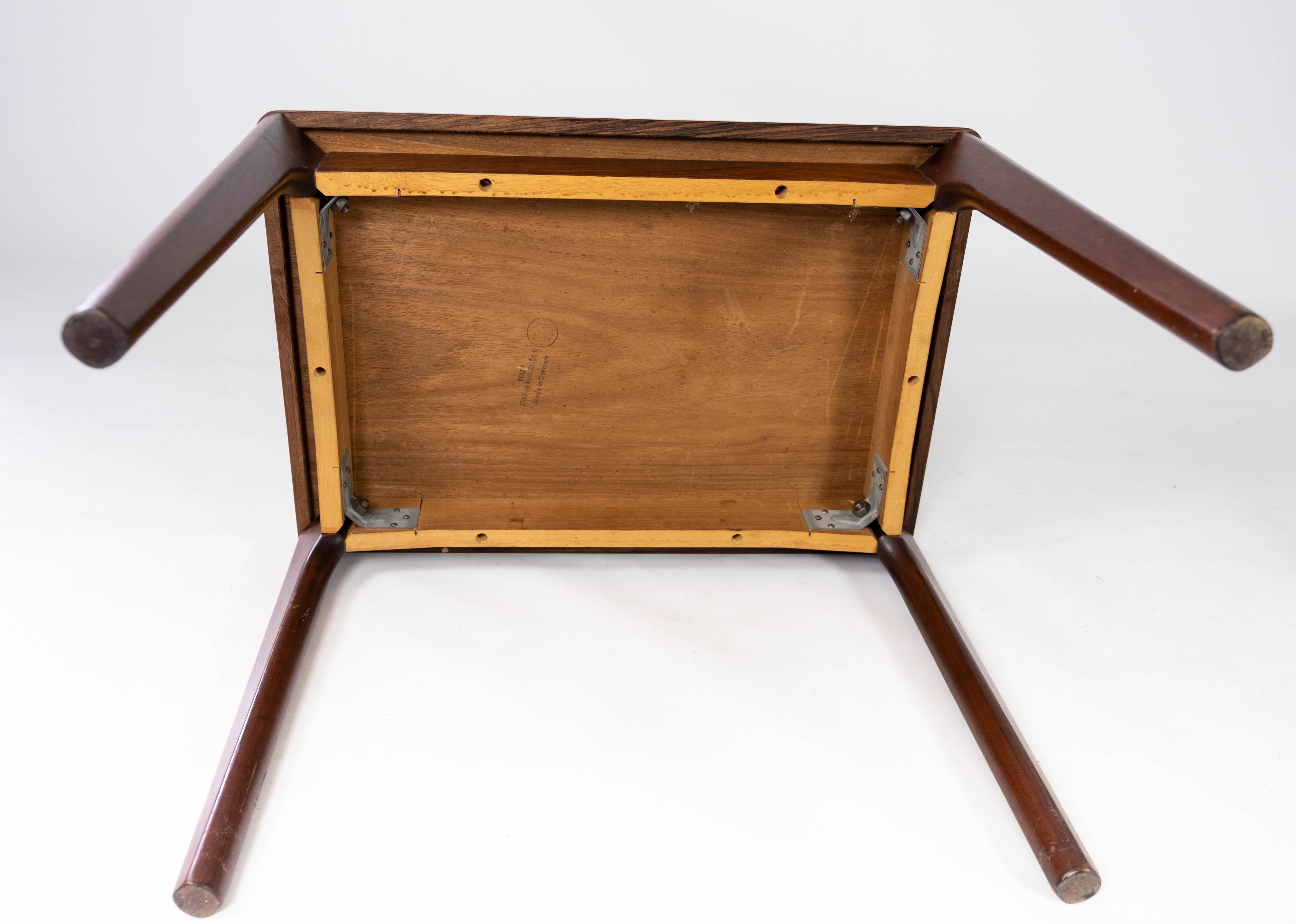 Side Table Made In Rosewood Designed By Henning Kjærnulf From 1960s For Sale 2