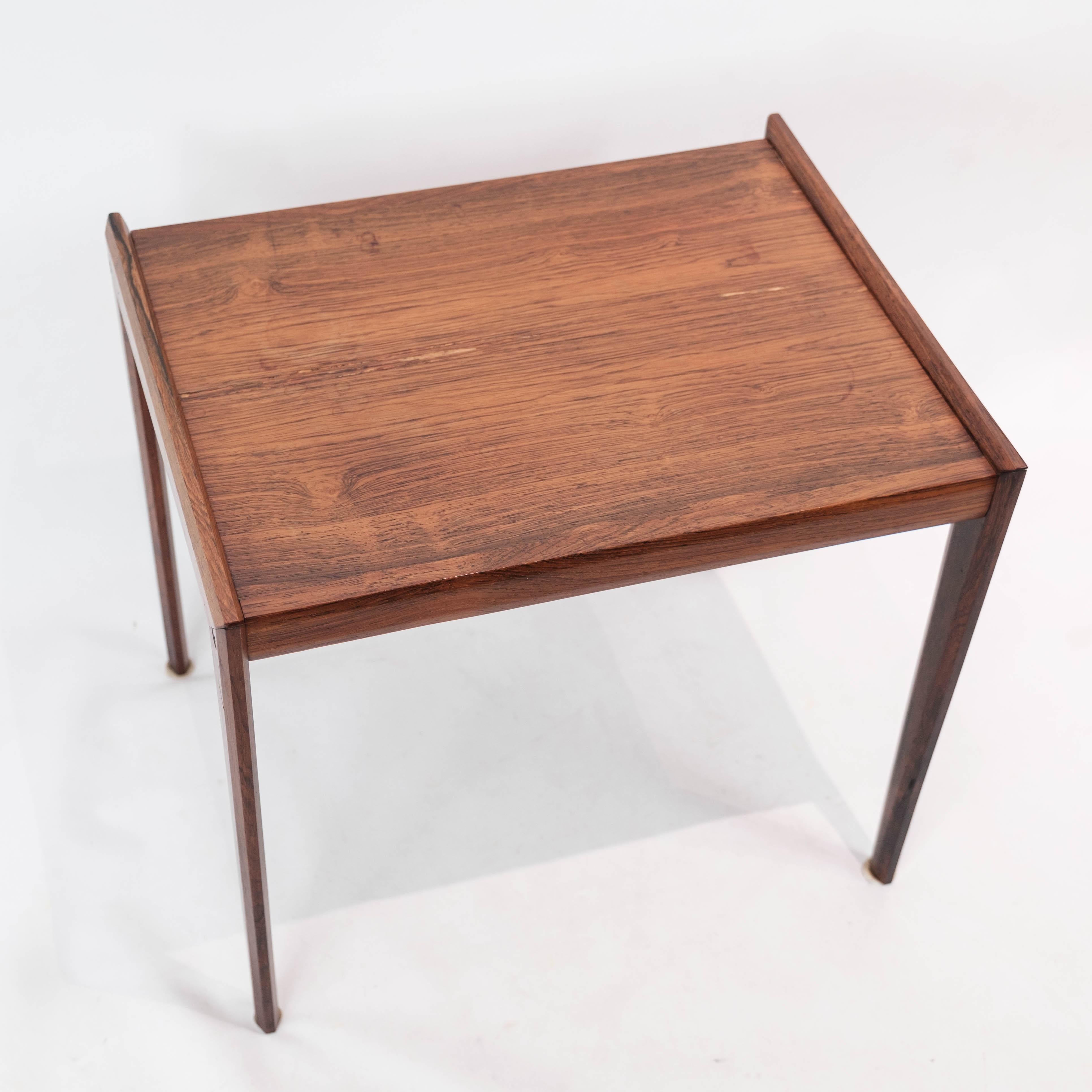 Scandinavian Modern Side Table in Rosewood of Danish Design, 1960s