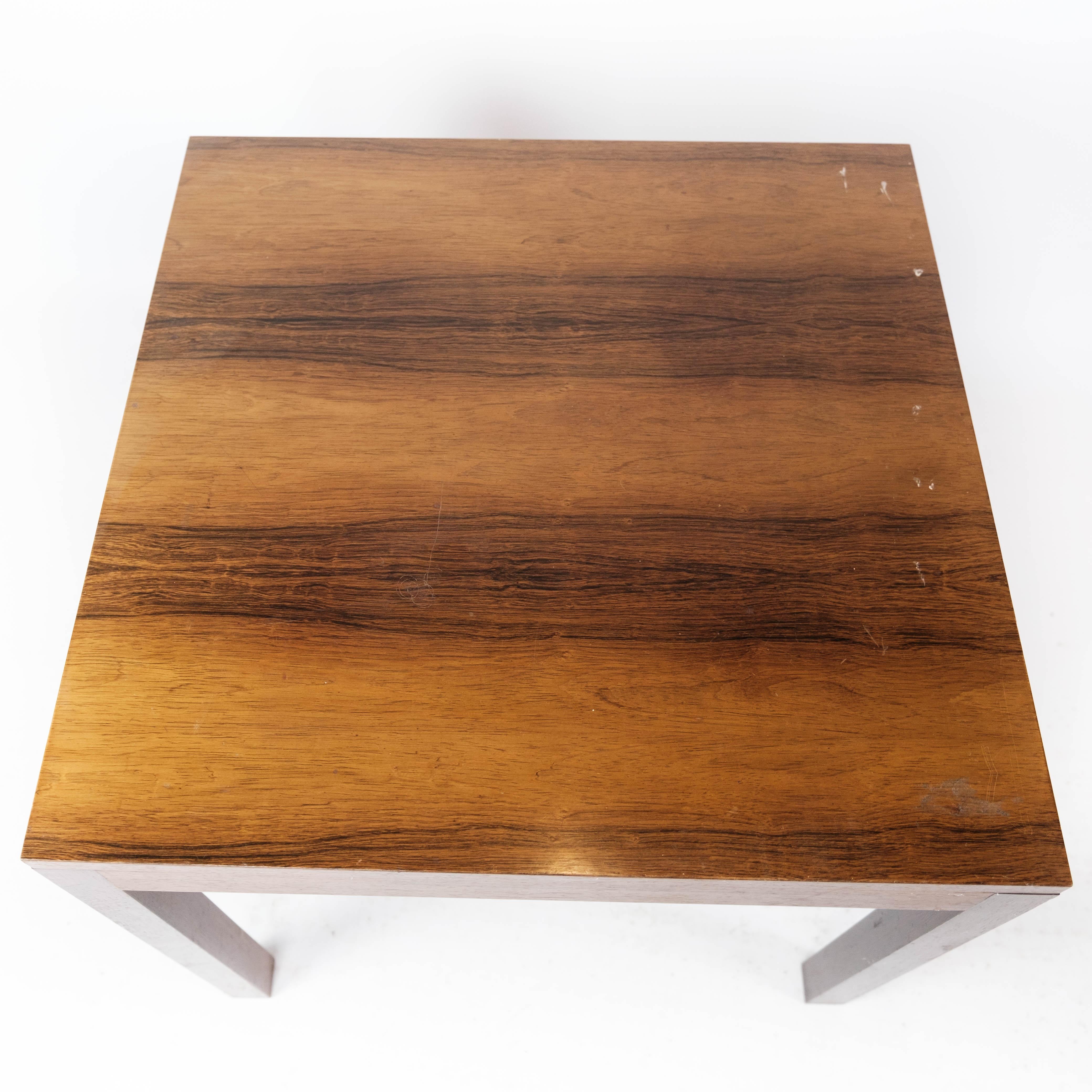 Table d'appoint en bois de rose, design danois des années 1960 Bon état - En vente à Lejre, DK