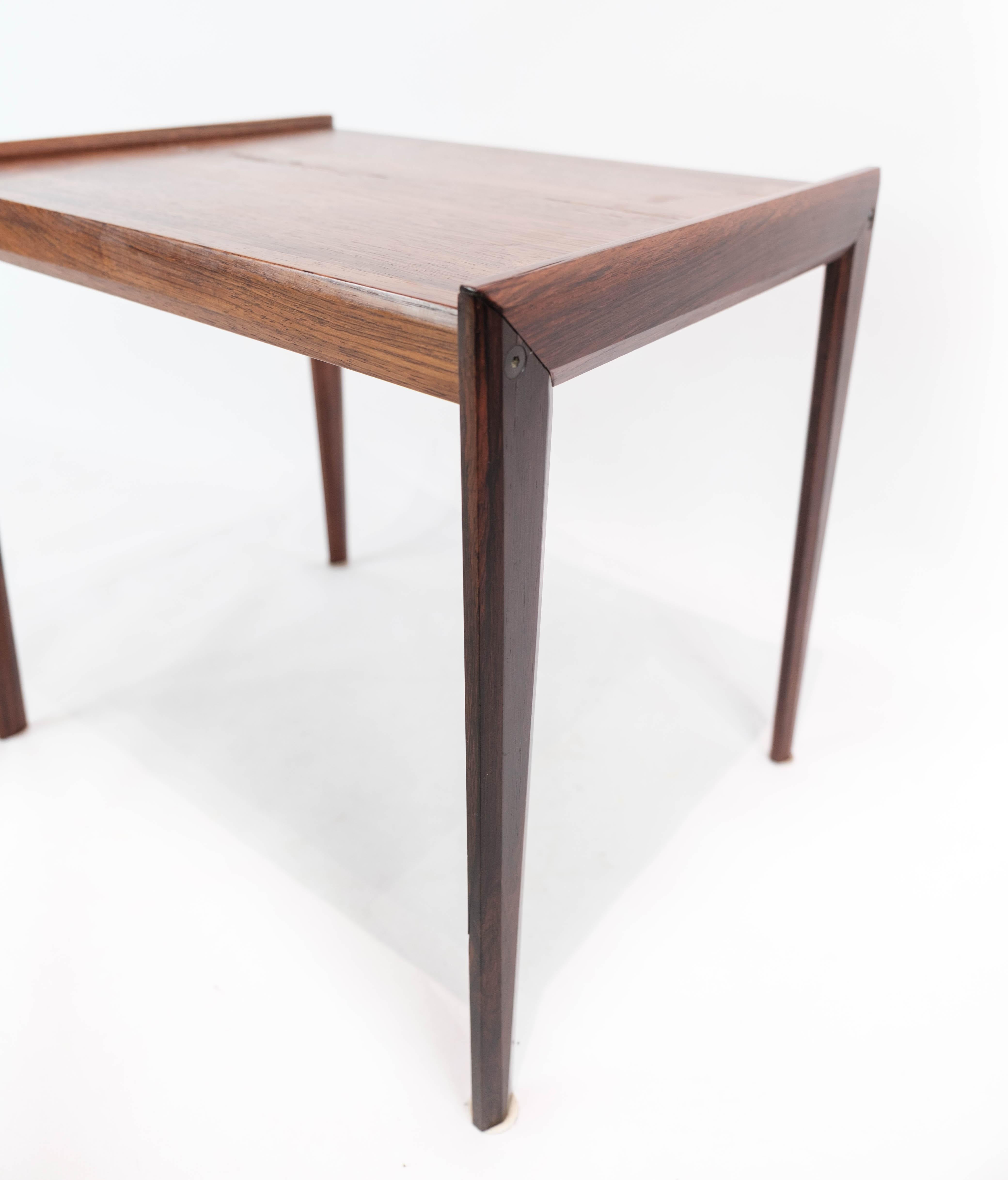 Mid-20th Century Side Table in Rosewood of Danish Design, 1960s