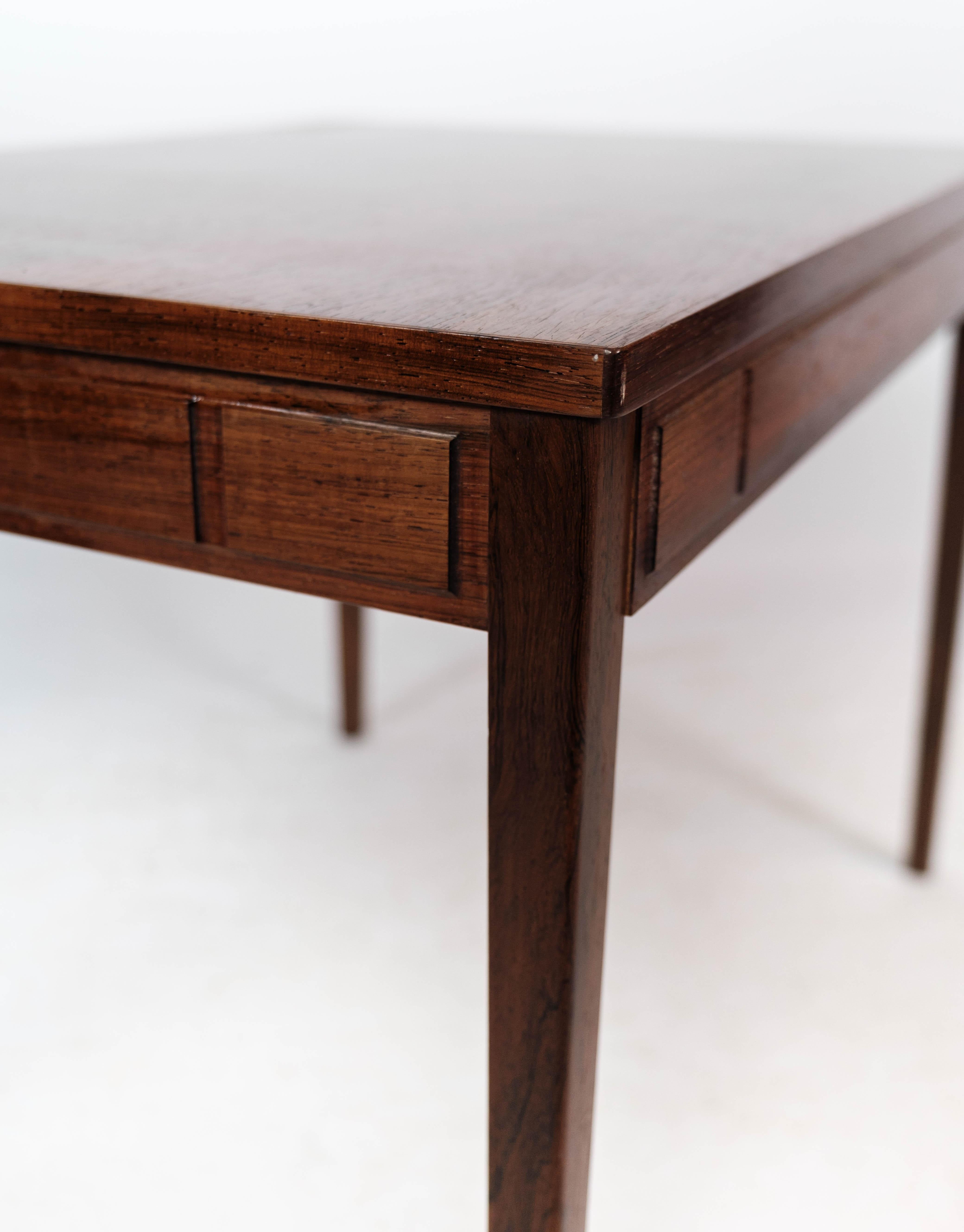 Side Table Made In Rosewood Of Danish Design From 1960s For Sale 5