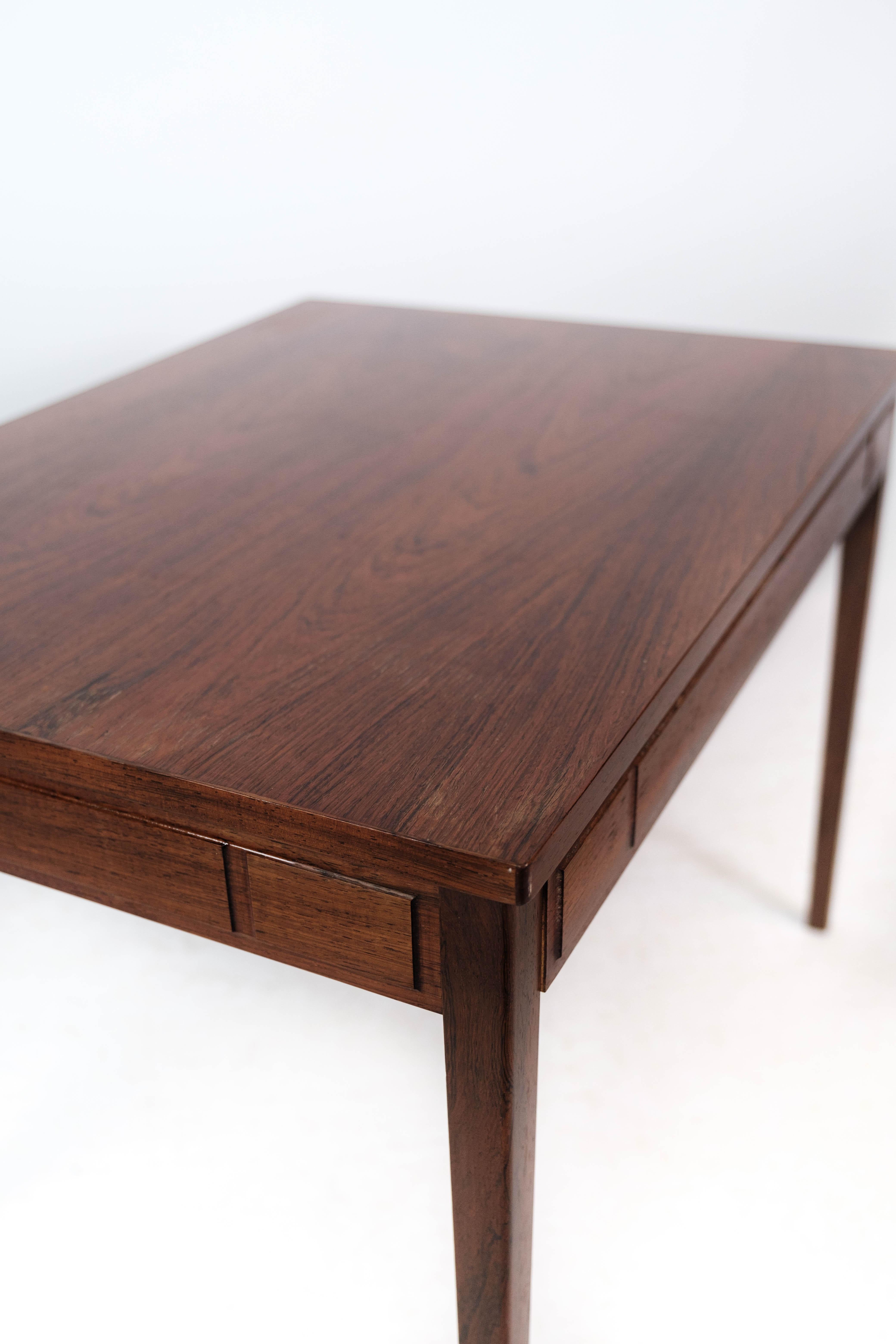 Side Table Made In Rosewood Of Danish Design From 1960s For Sale 6