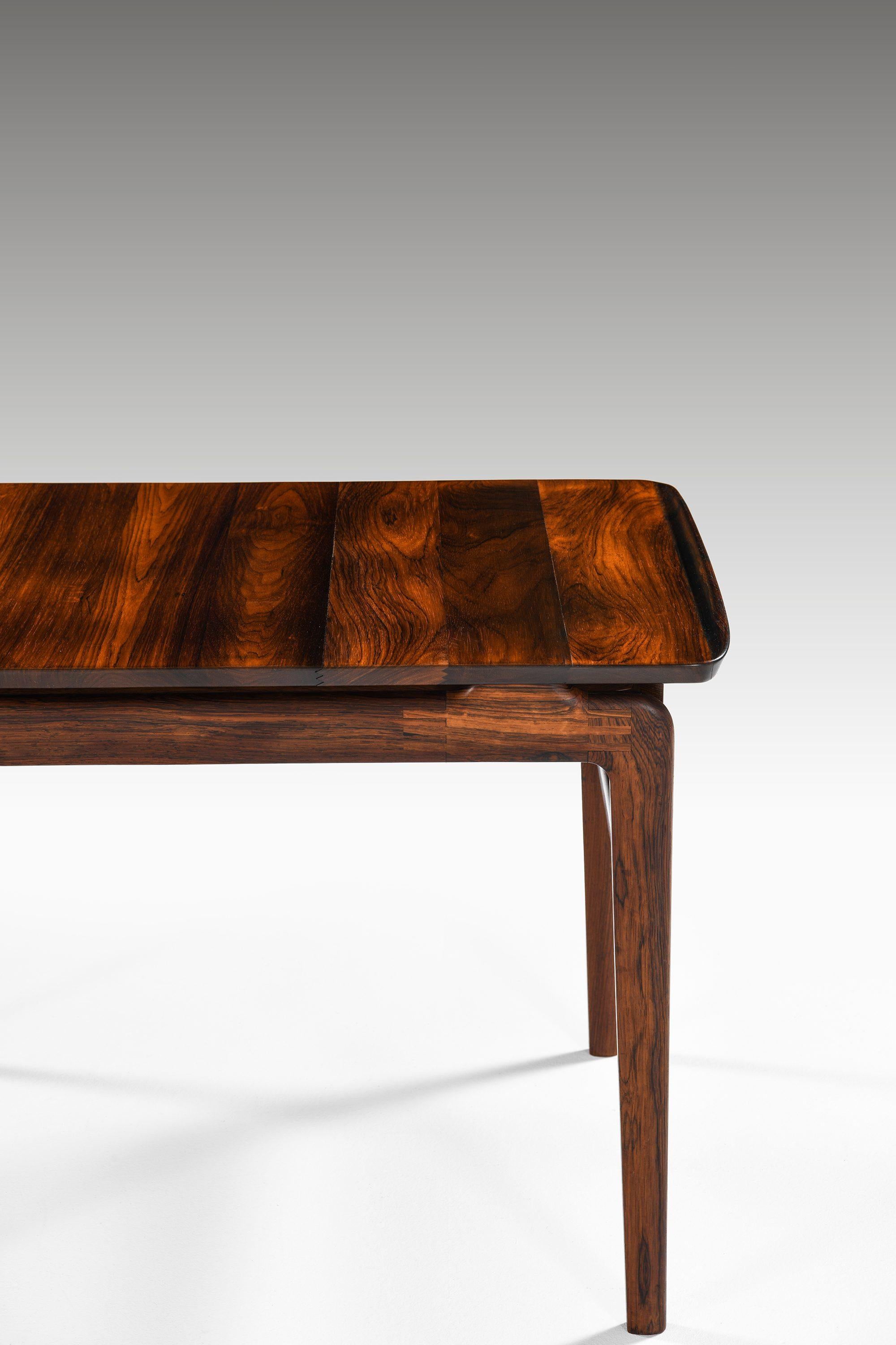Side Table in Solid Rosewood by Peter Hvidt and Orla Mølgaard-Nielsen, 1960s In Good Condition In Limhamn, Skåne län