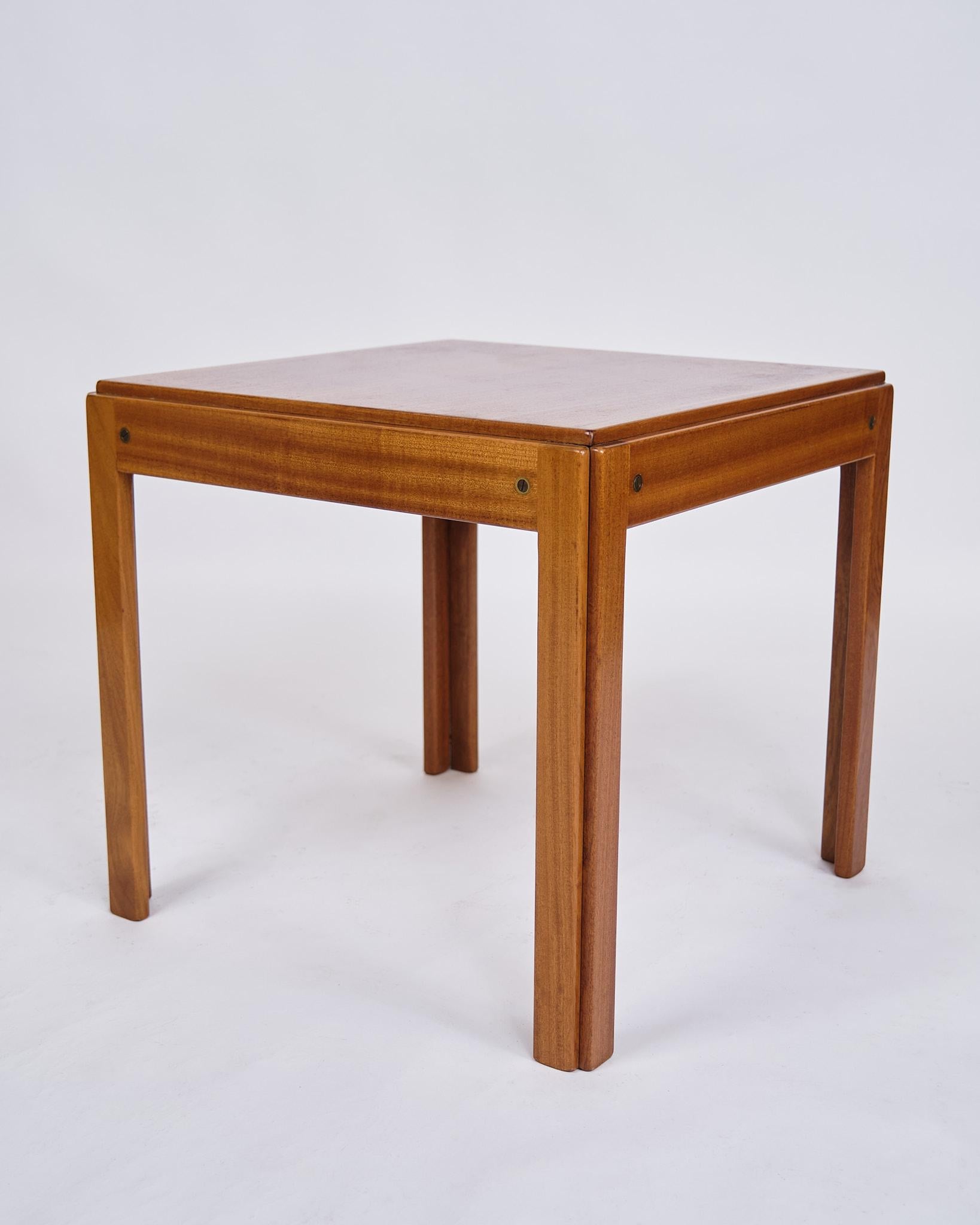 Side Table In Teak By Illum Wikkelsø From 1960s For Sale 1