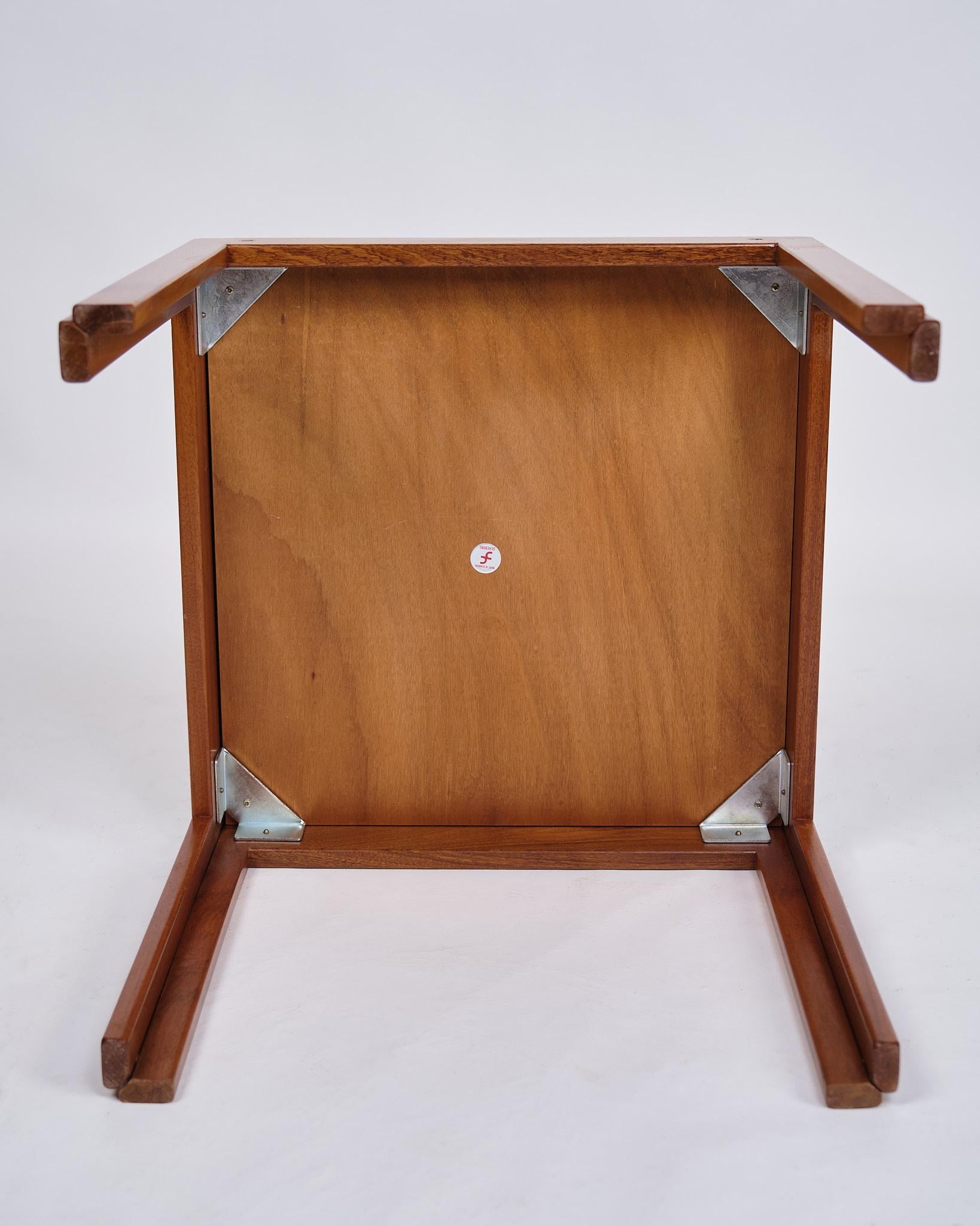 Side Table In Teak By Illum Wikkelsø From 1960s For Sale 2