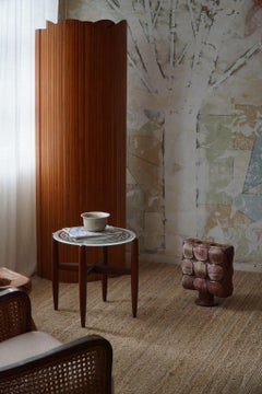 Side Table in Teak & Glass, Danish Mid Century Modern, Made in the 1960s