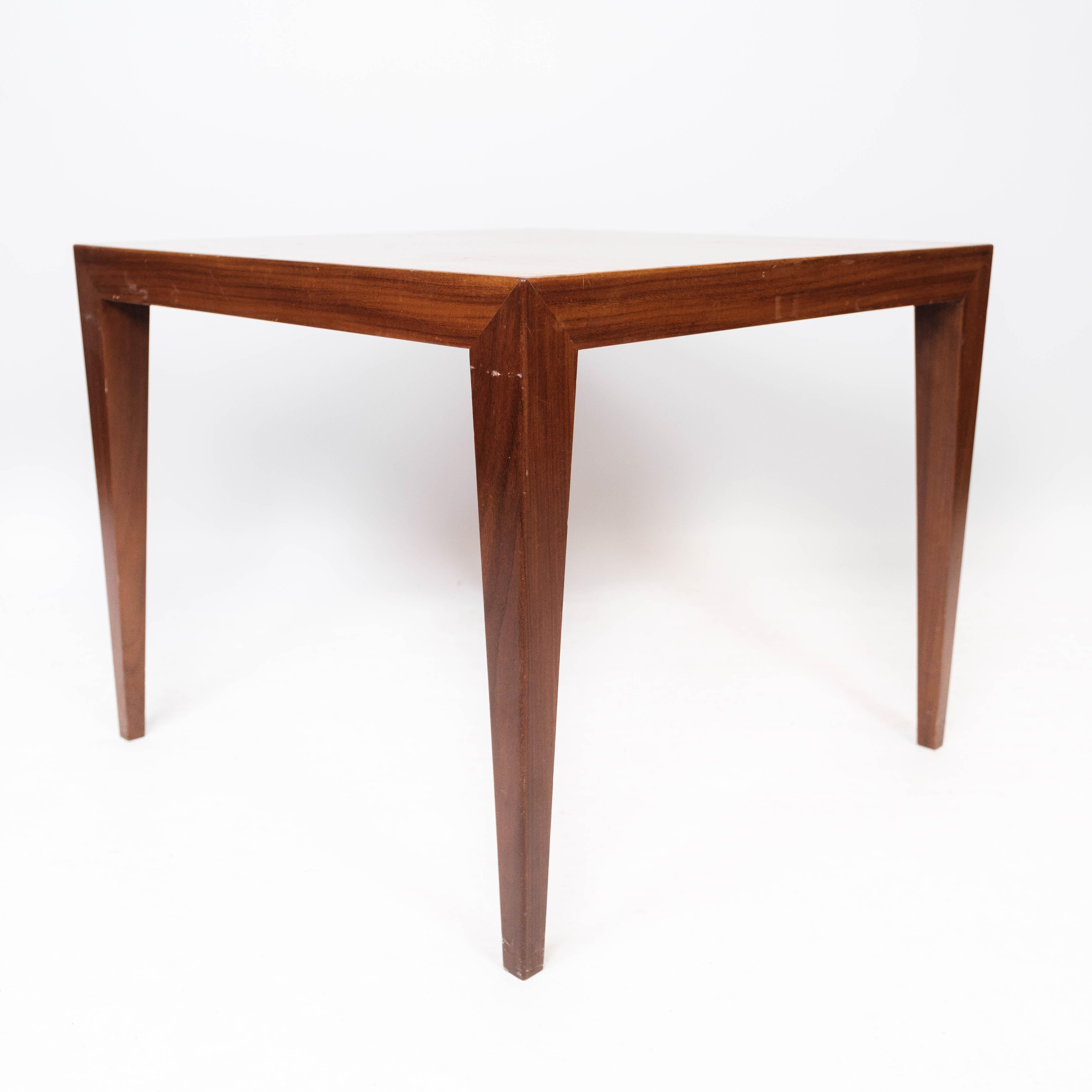 Side Table in Teak of Danish Design Manufactured by Haslev Furniture, 1960s For Sale 2