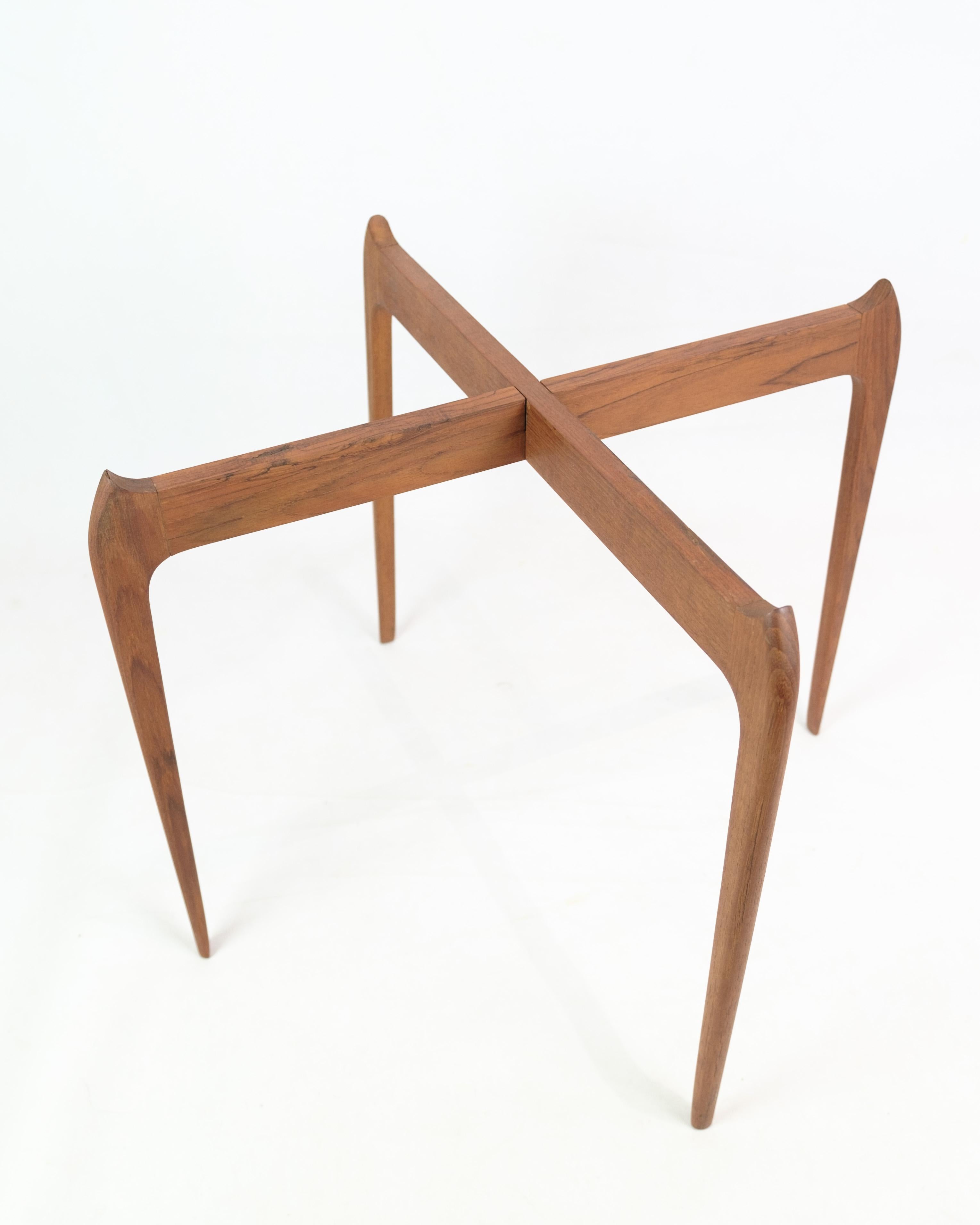 Side table In teak, Svend Willumsen & H Engholm, By Fritz Hansen From 1950s For Sale 1