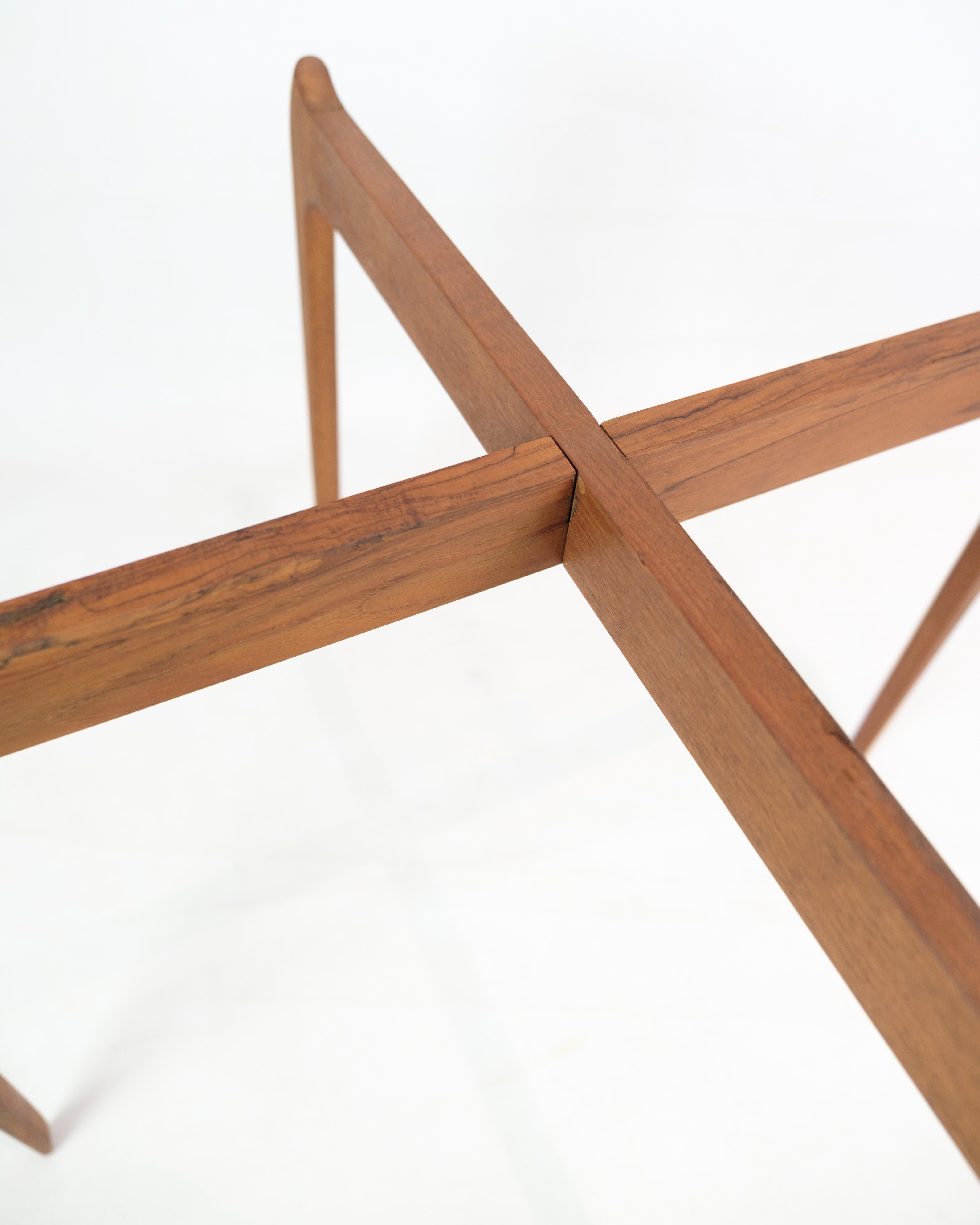 Side table In teak, Svend Willumsen & H Engholm, By Fritz Hansen From 1950s For Sale 2