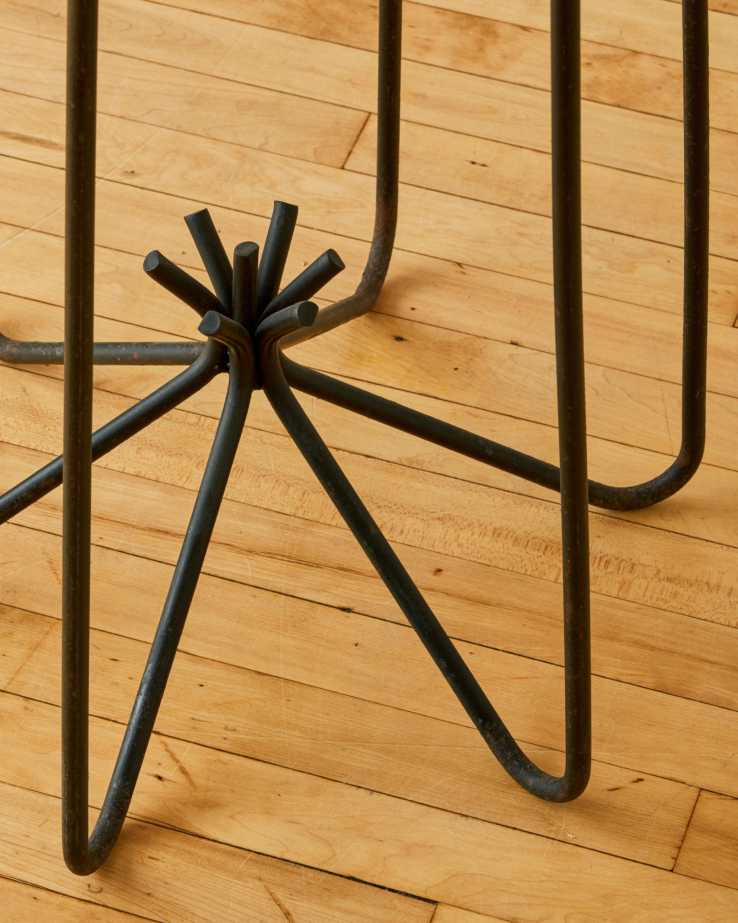 Side table in the manner of Jean Royere C. 1955 In Good Condition In Long Island City, NY