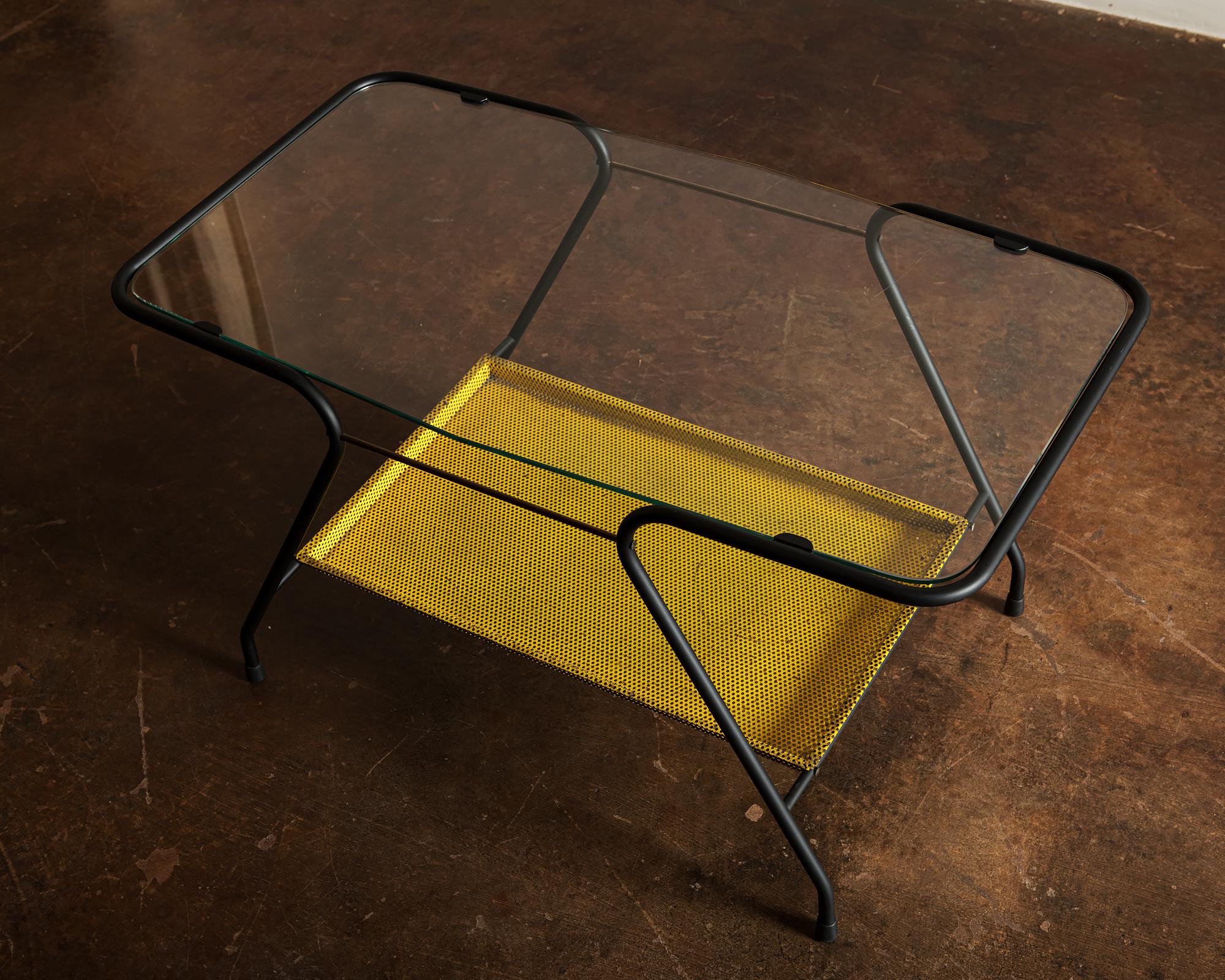 Side Table in the Style of Mathieu Matégot, France 1950s In Good Condition In Sylacauga, AL