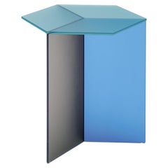 Isom Tall 50 cm Side Table Satin Glass Multi, Sebastian Scherer Neo/Craft