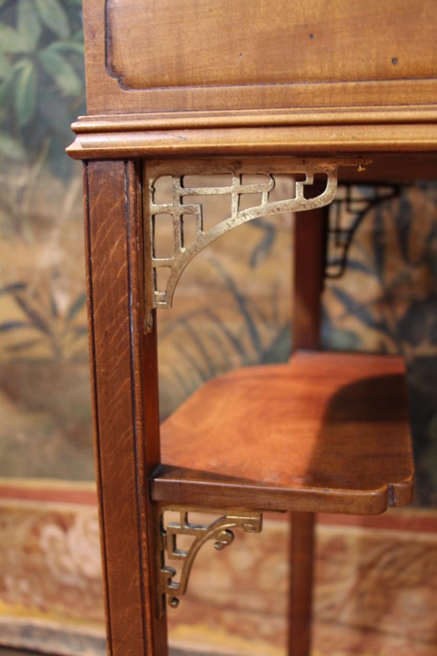 French Side Table, Japanese-style Worker In The Style Of Viardot For Sale