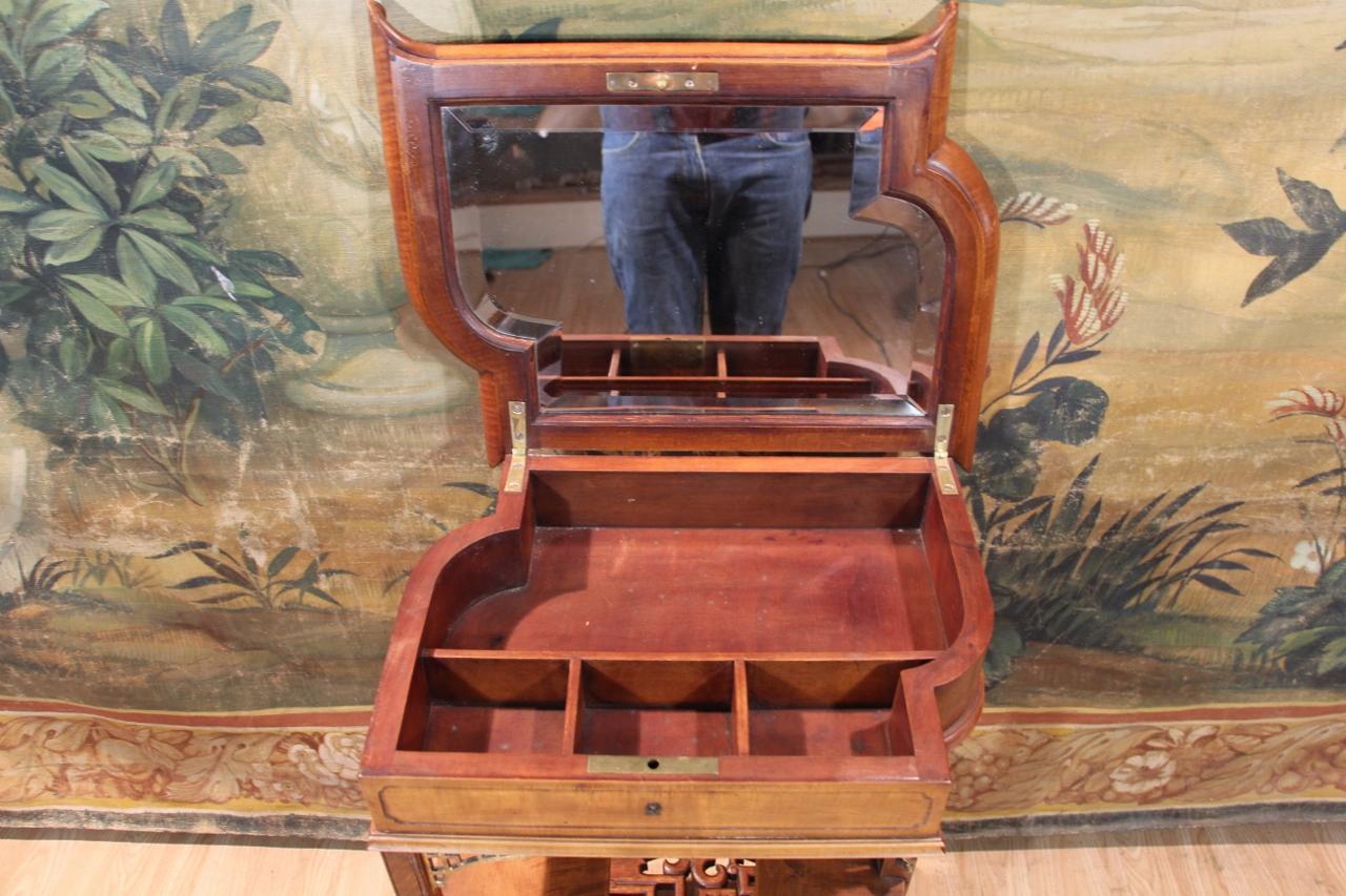 Side Table, Japanese-style Worker In The Style Of Viardot For Sale 2