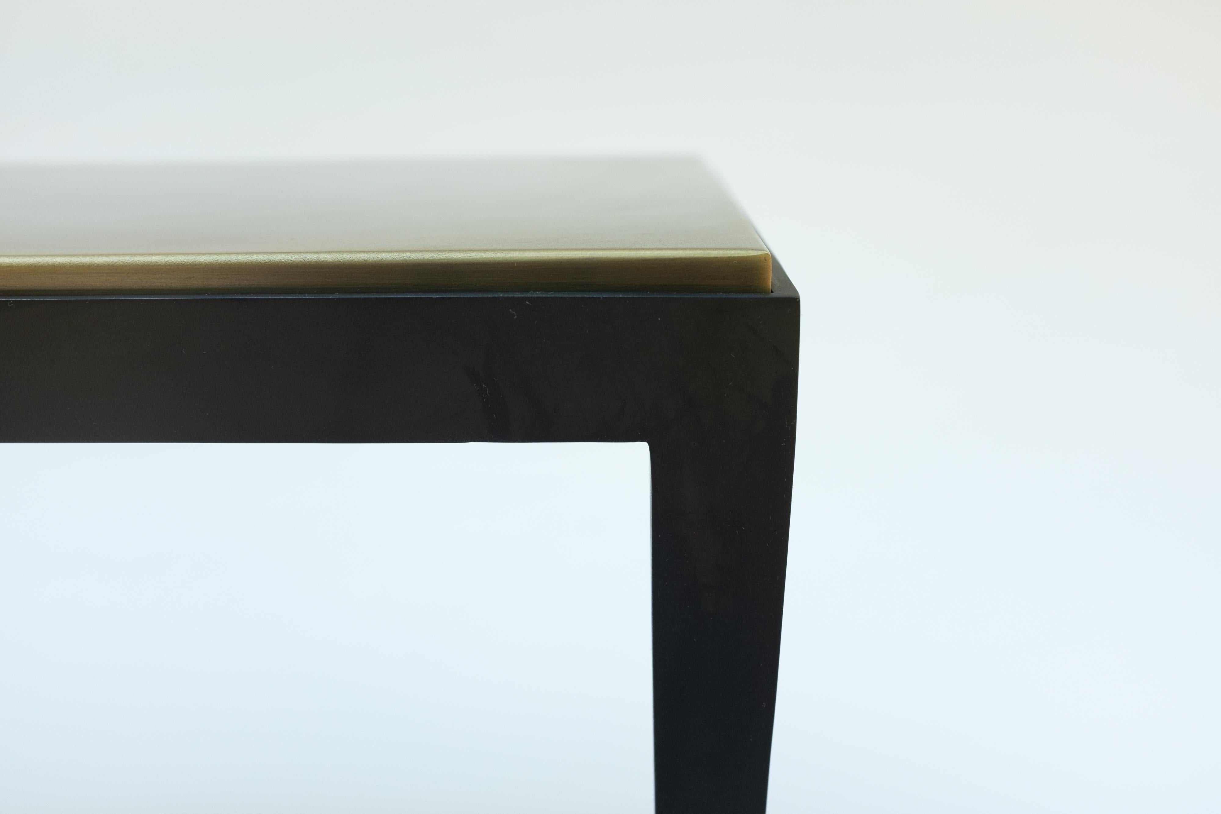 Moderne Table d'appoint inspirée de Jean-Michel Frank en vente