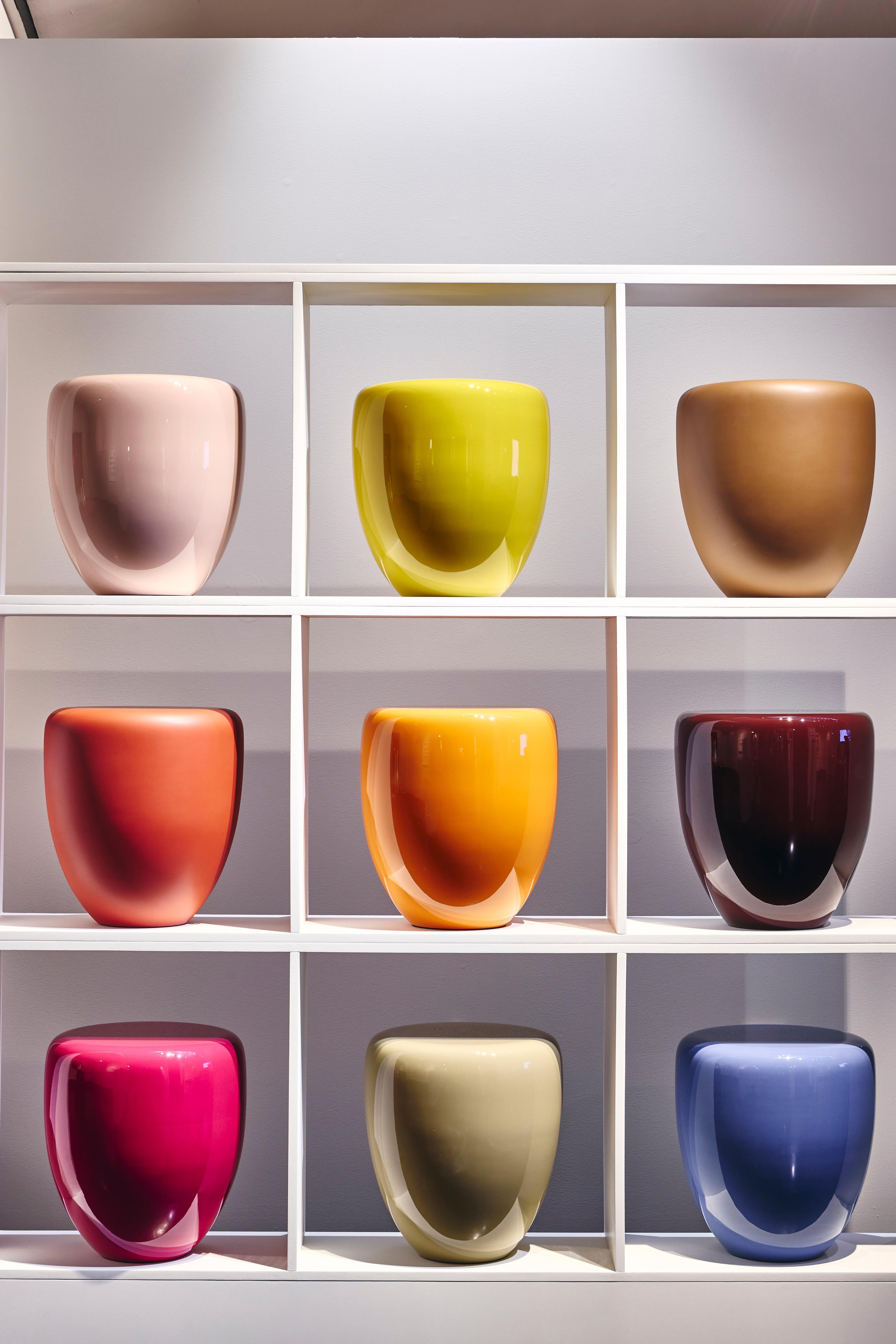 Vietnamese Side Table, Kerylos DOT M by Reda Amalou Design - Glossy Lacquer For Sale