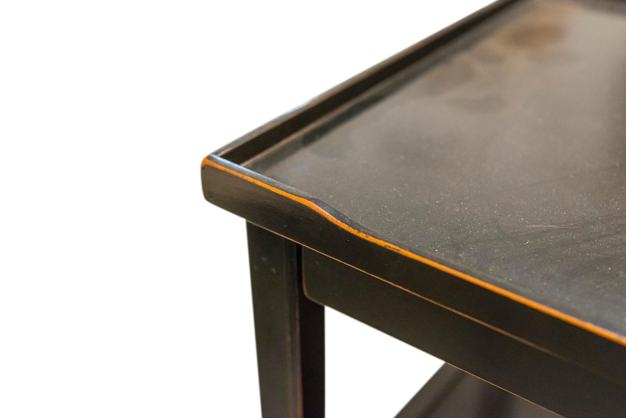 Late 20th Century Side Table, Lacquered Wood, France, circa 1970 For Sale