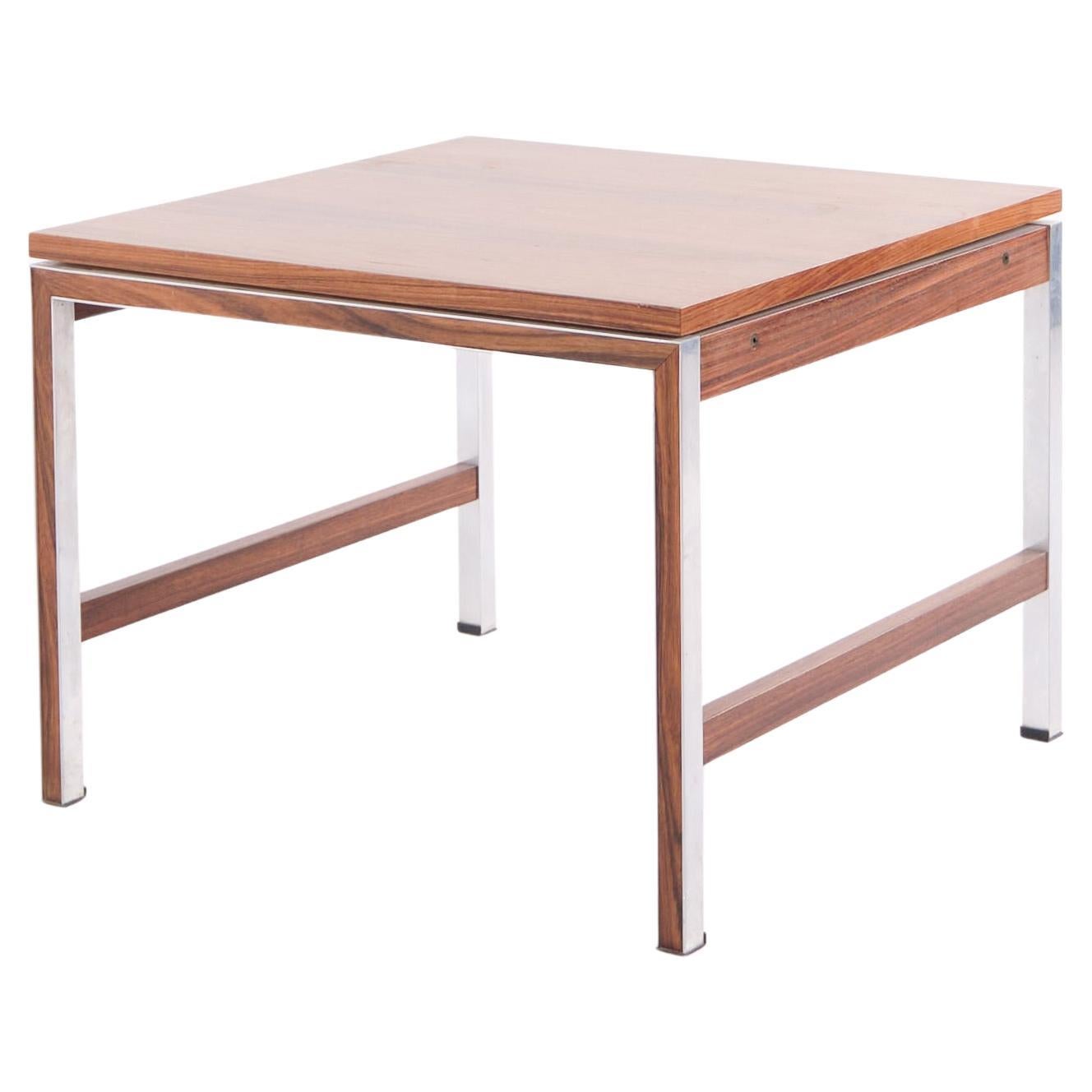 Side Table/Lamp Table In Rosewood 
Aluminium From 1960s For Sale