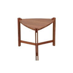Side Table Llac Made of Tropical Hardwood in Brazilian Contemporary Design