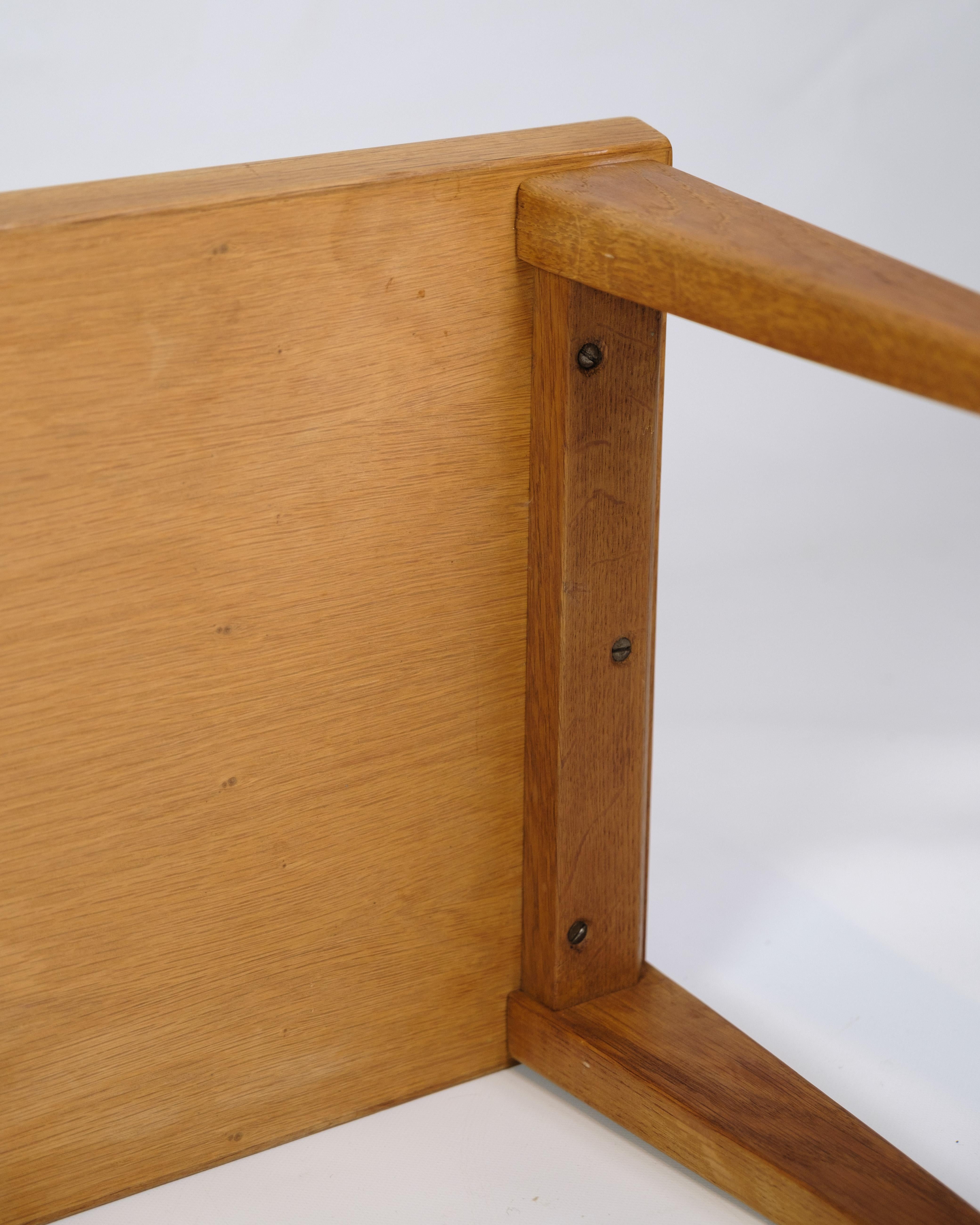 Beistelltisch aus Eiche von Aksel Kjersgaard für Odder Furniture aus den 1960er Jahren (Moderne der Mitte des Jahrhunderts) im Angebot