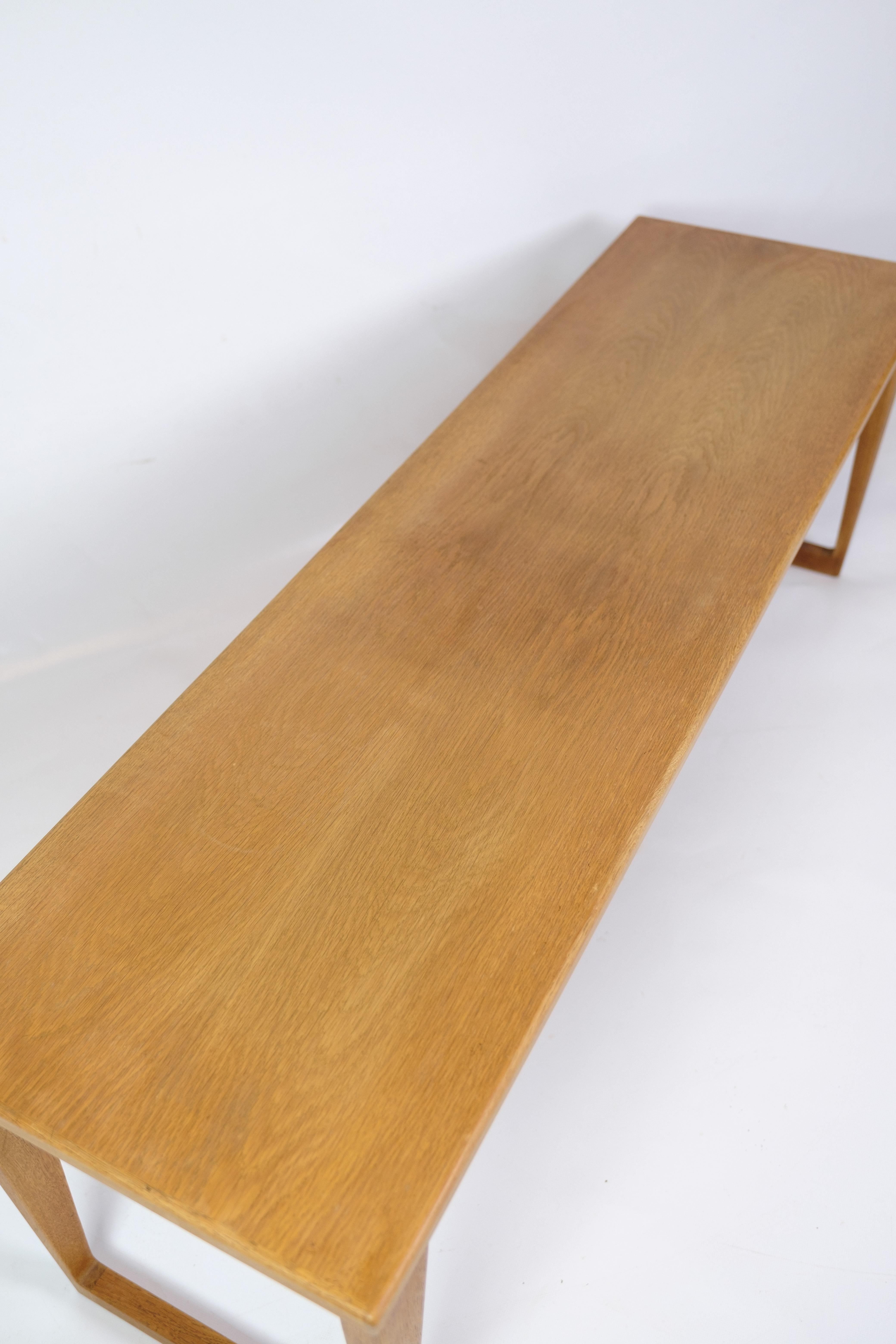 Beistelltisch aus Eiche von Aksel Kjersgaard für Odder Furniture aus den 1960er Jahren im Zustand „Gut“ im Angebot in Lejre, DK