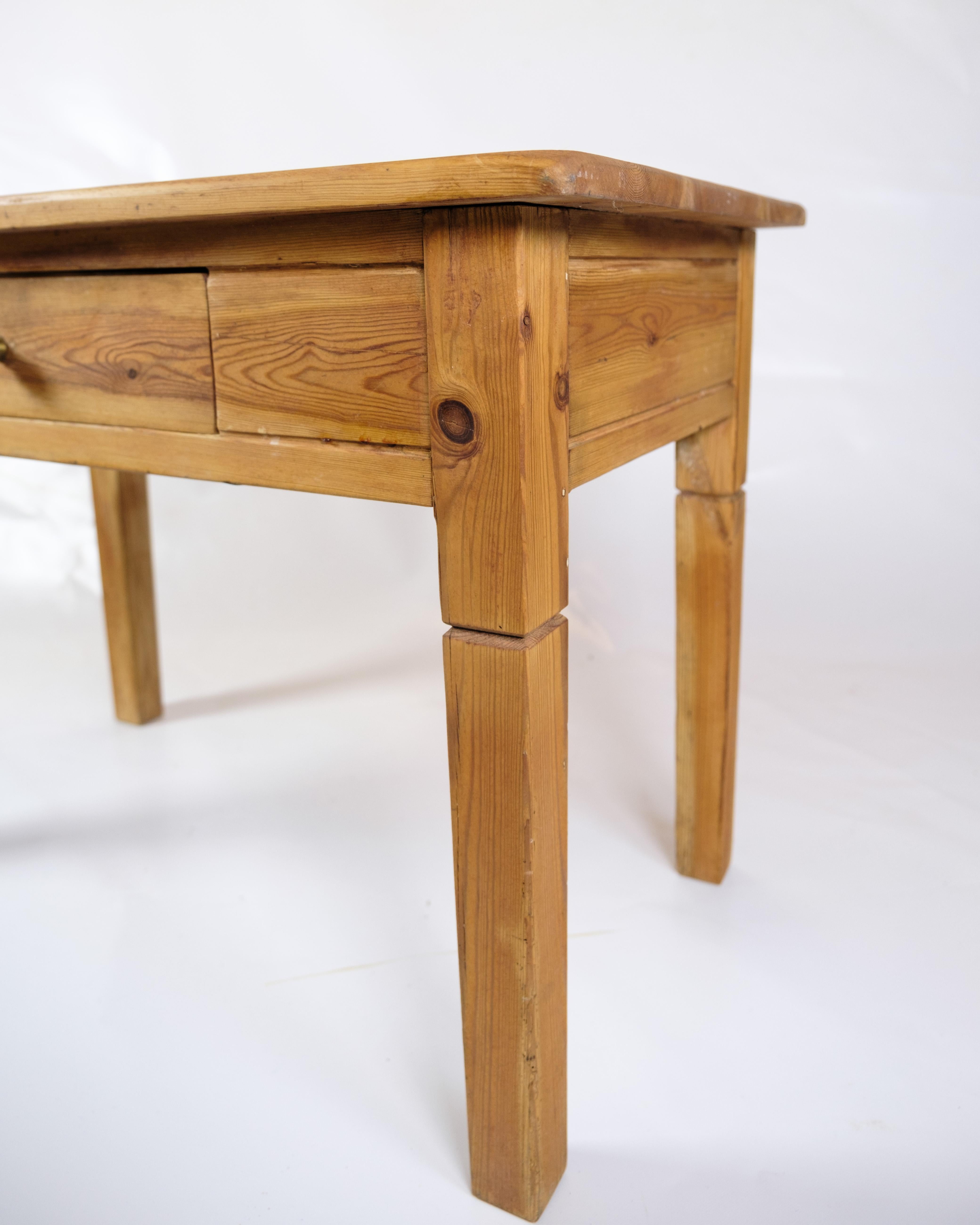Side Table Made In Pine Wood From 1920s For Sale 1