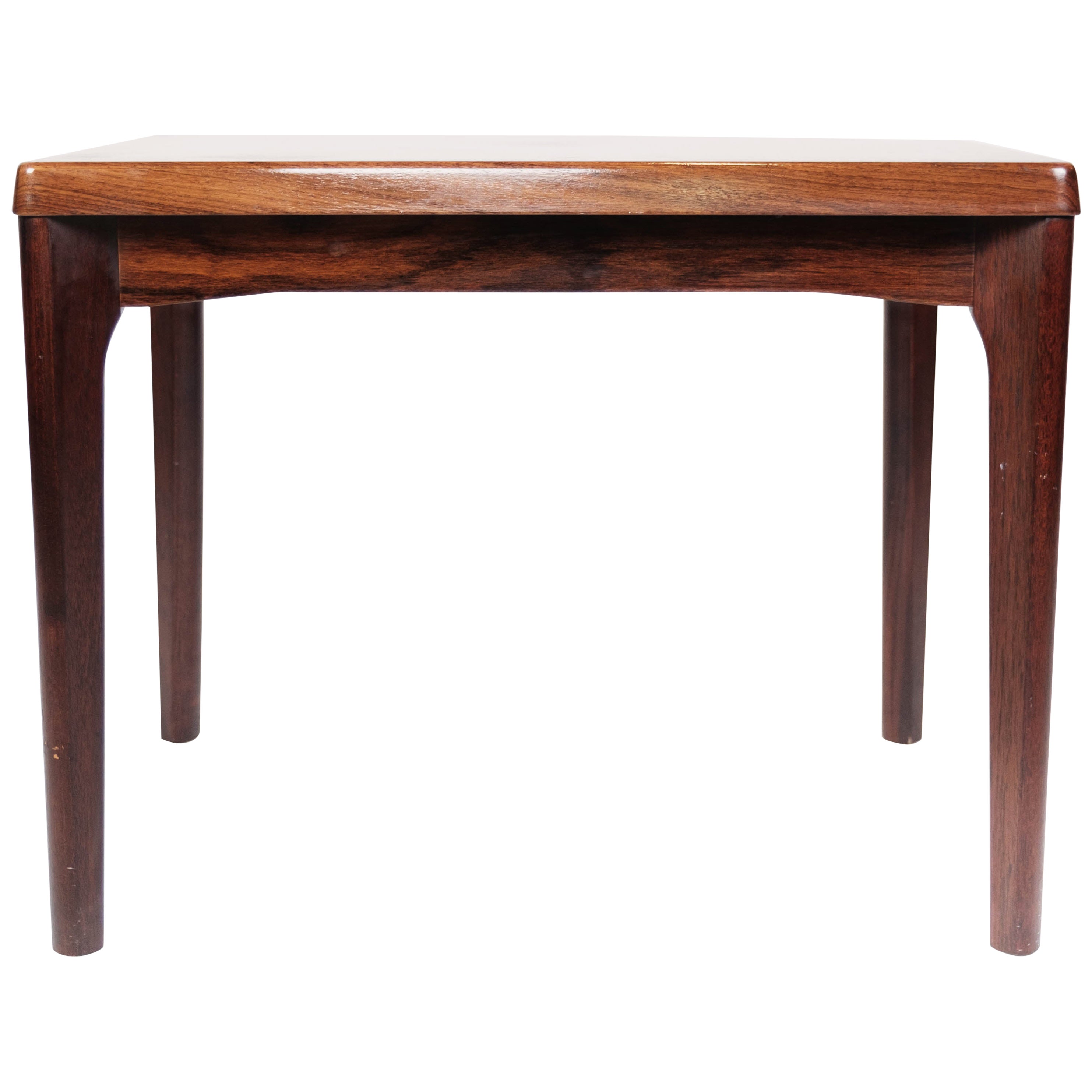 Side Table Made In Rosewood By Henning Kjærnulf From 1960s