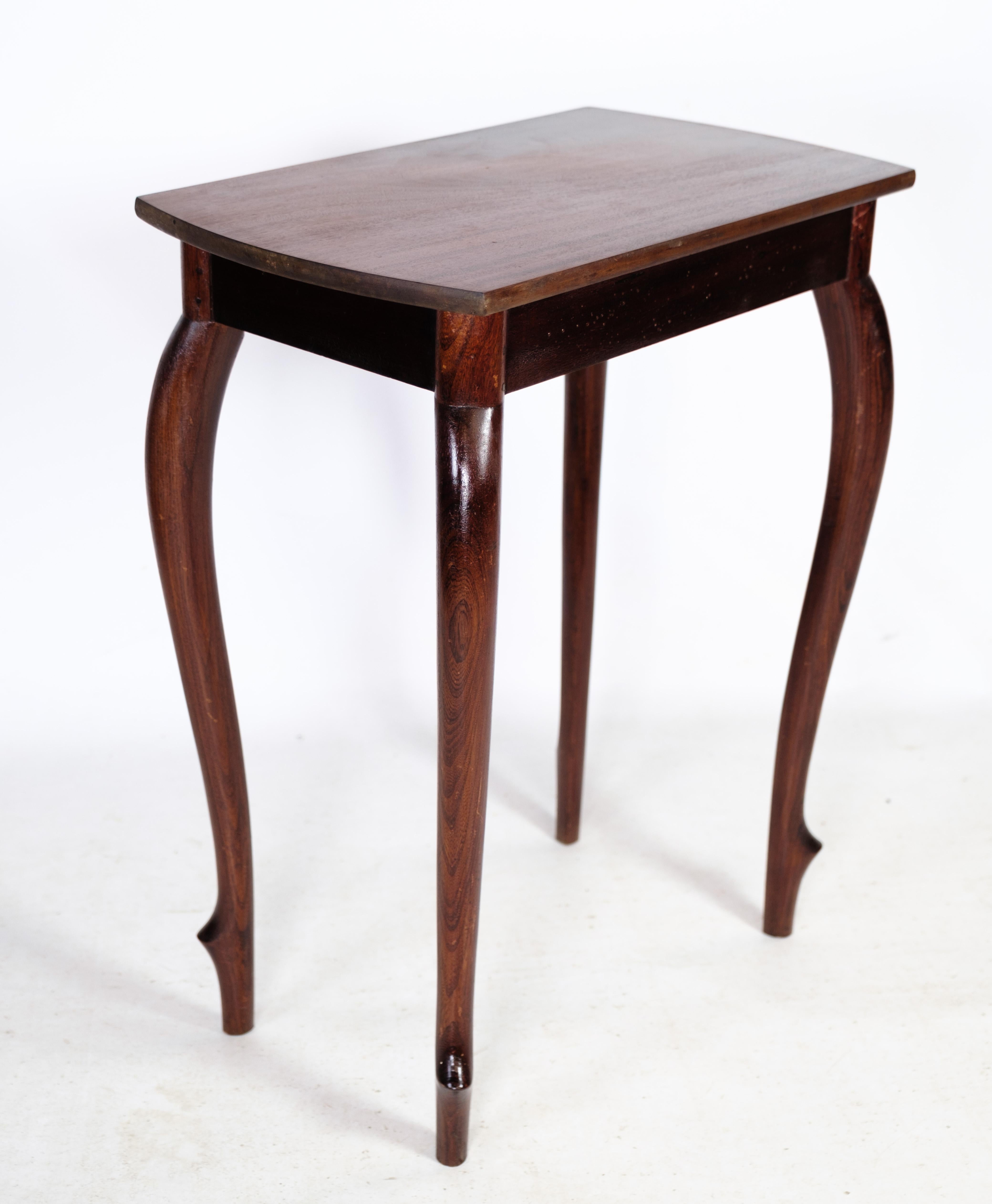 Danish Side Table, Mahogany, 1880 For Sale