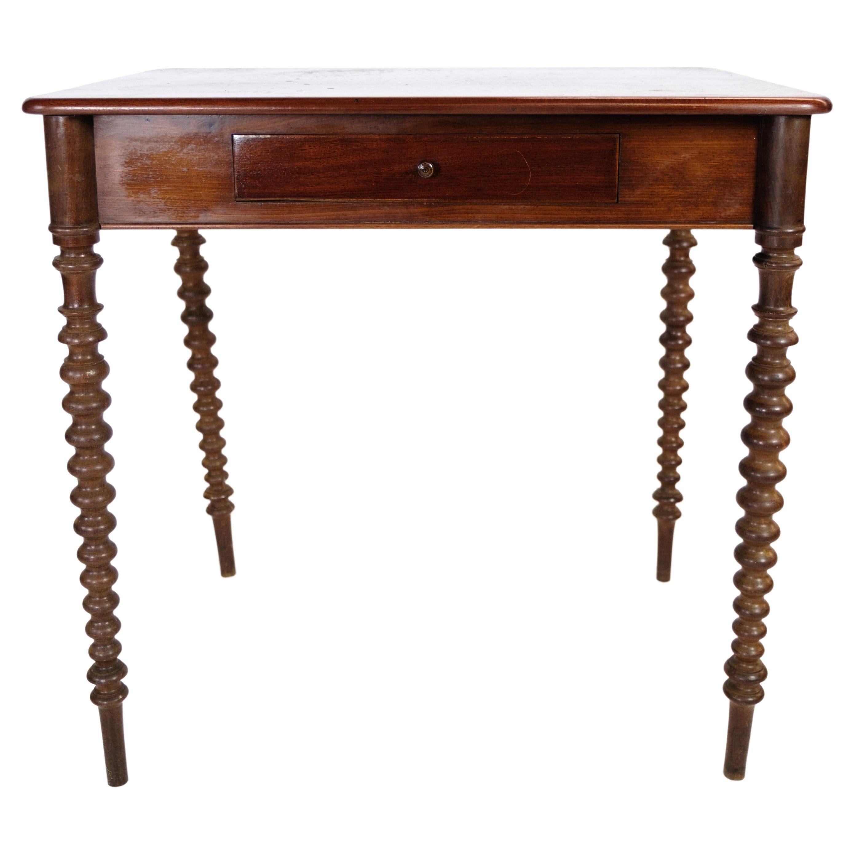 Side table, Mahogany, Drawer, 1880