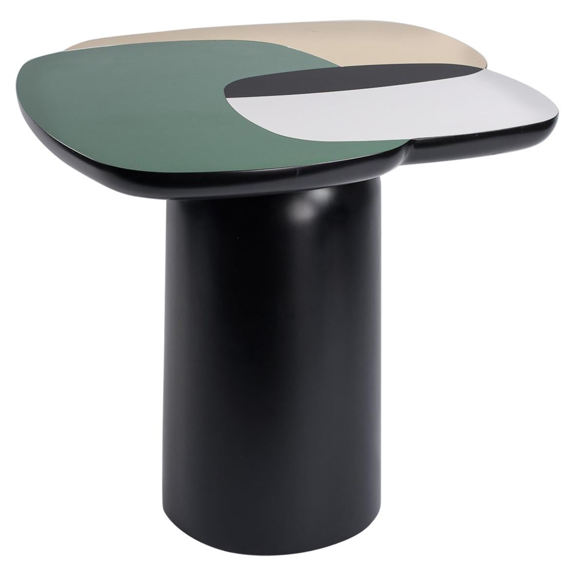 Side Table, Marquetry Top