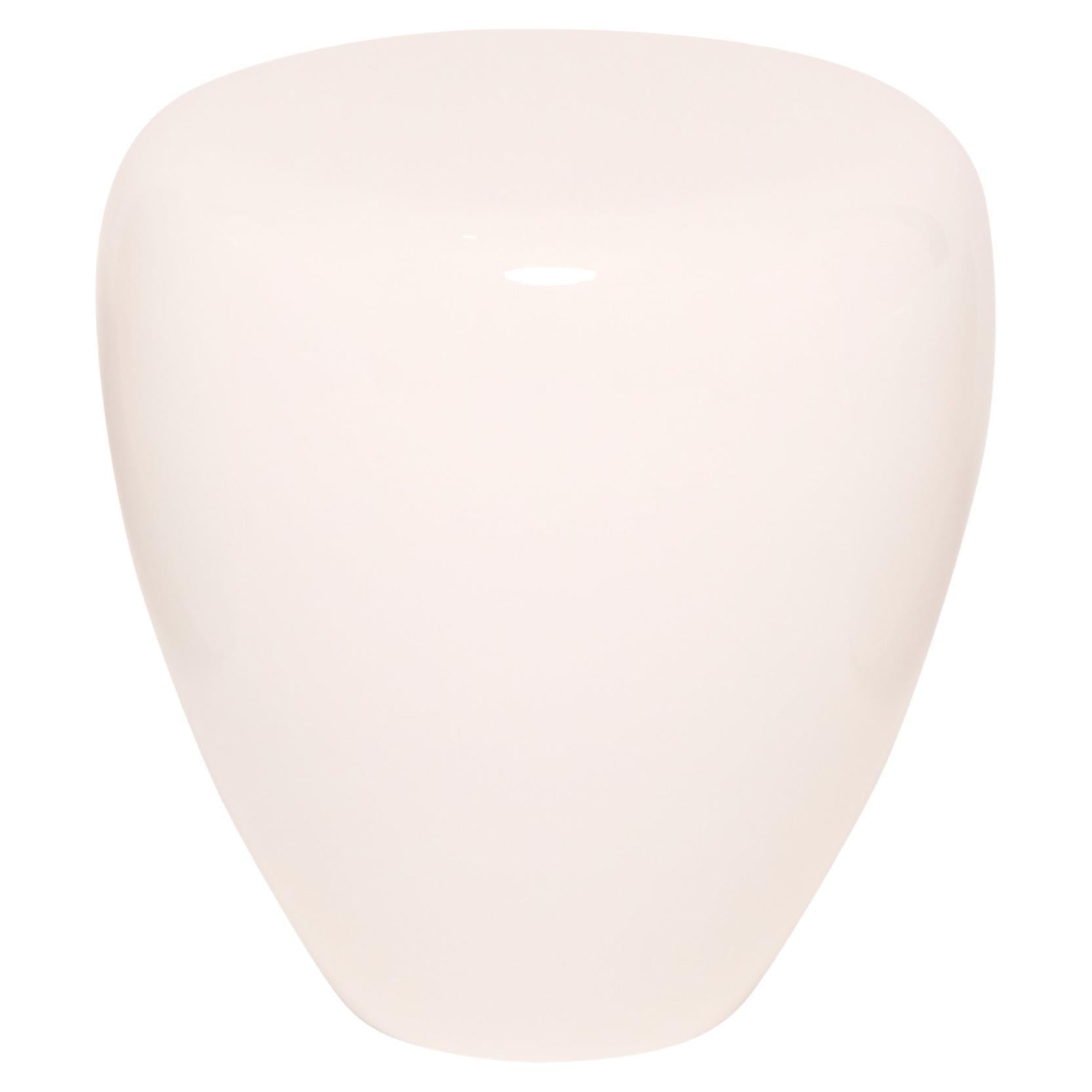 Table d'appoint Milky White DOT M de Reda Amalou Design - Laque brillante