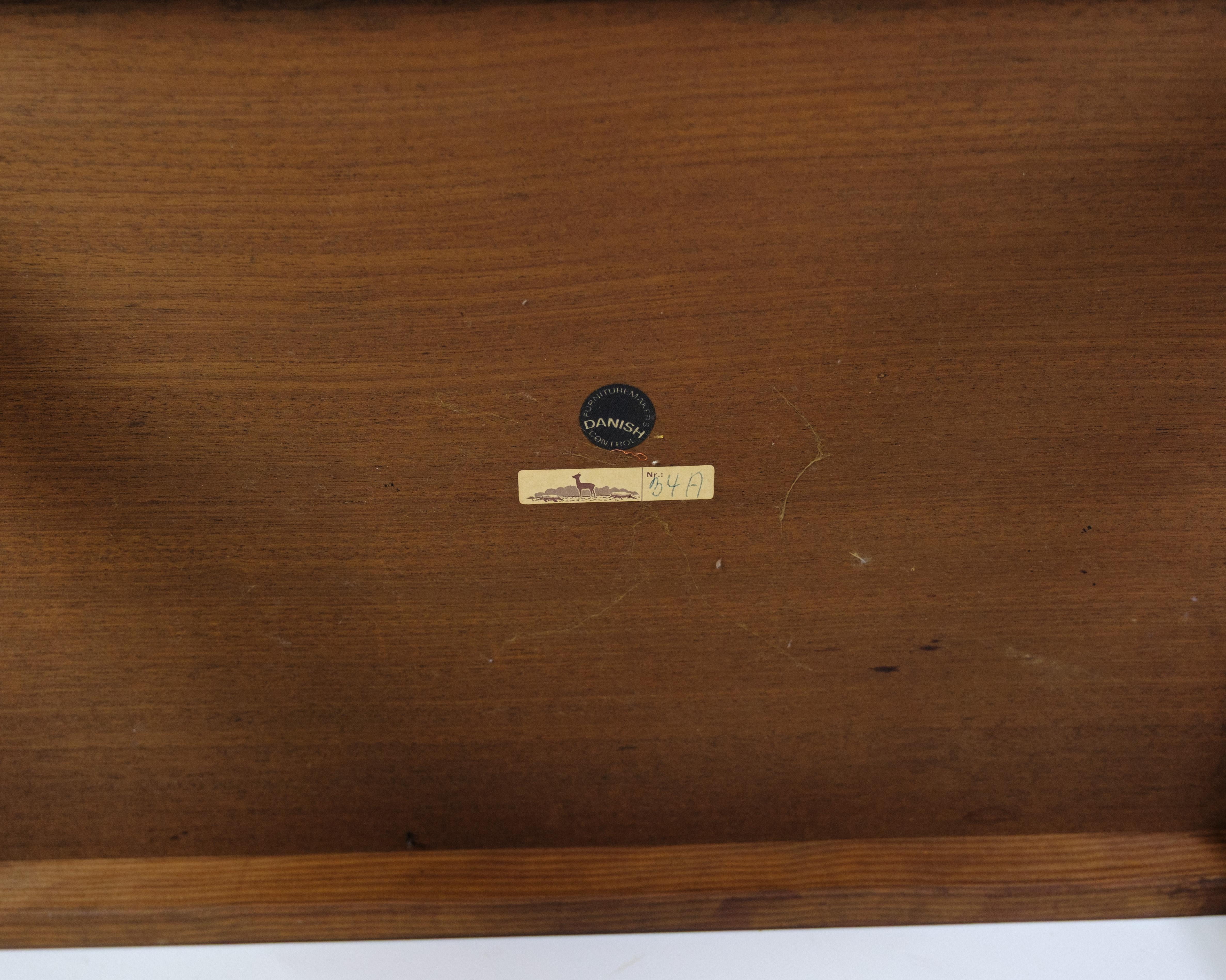 Side Table Model 31A Made In Rosewood By Severin Hansen For Haslev Furniture For Sale 2