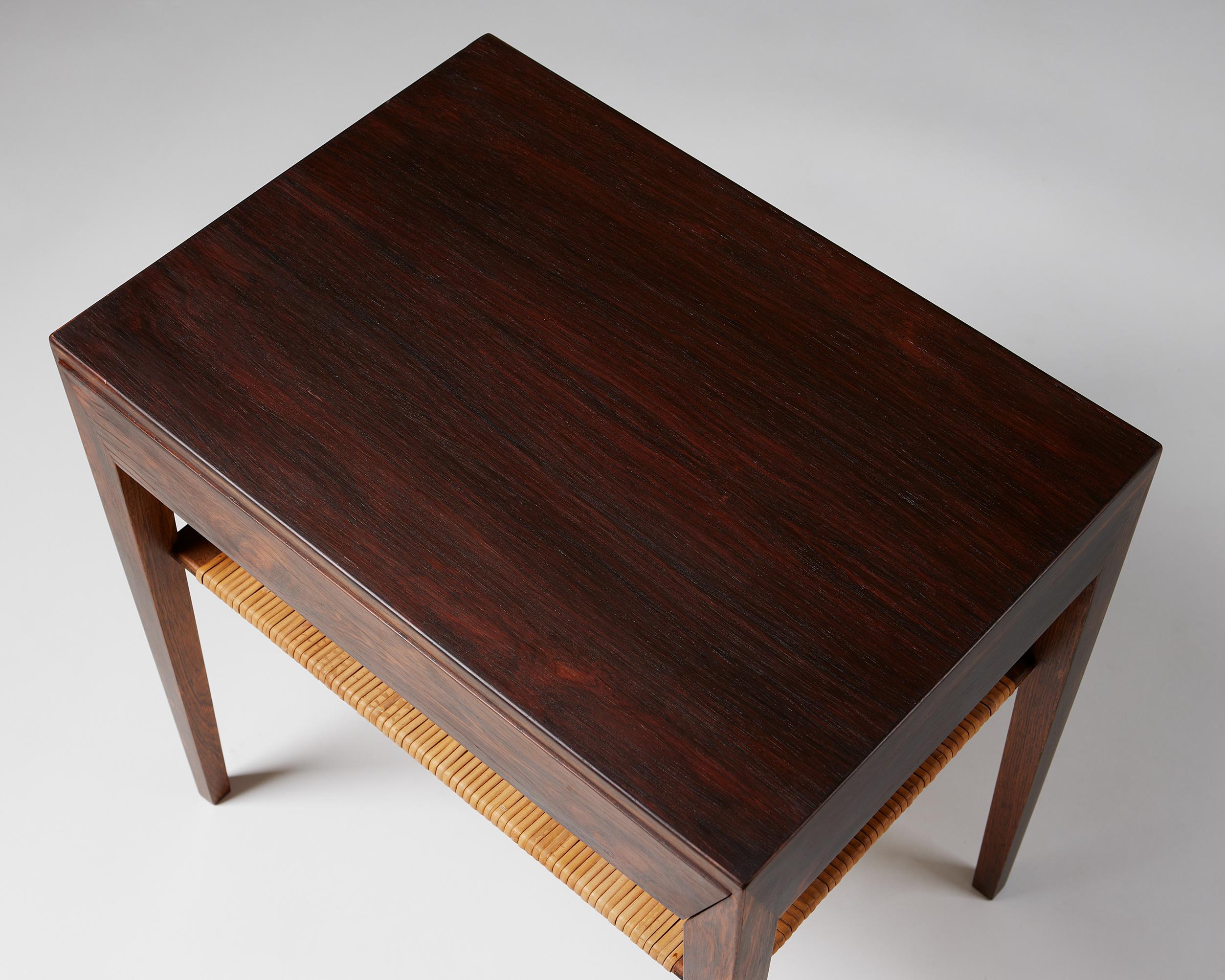 20th Century Side Table Model 35 Designed by Severin Hansen Jr for Haslev Mobelfabrik