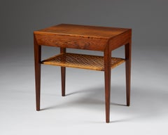 Side Table Model 35 Designed by Severin Hansen Jr for Haslev Möbler