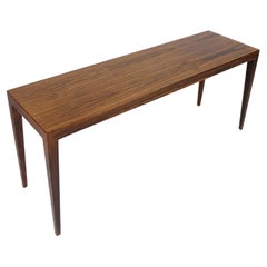 Tavolino modello 41A realizzato in palissandro da Severin Hansen per Haslev Furniture