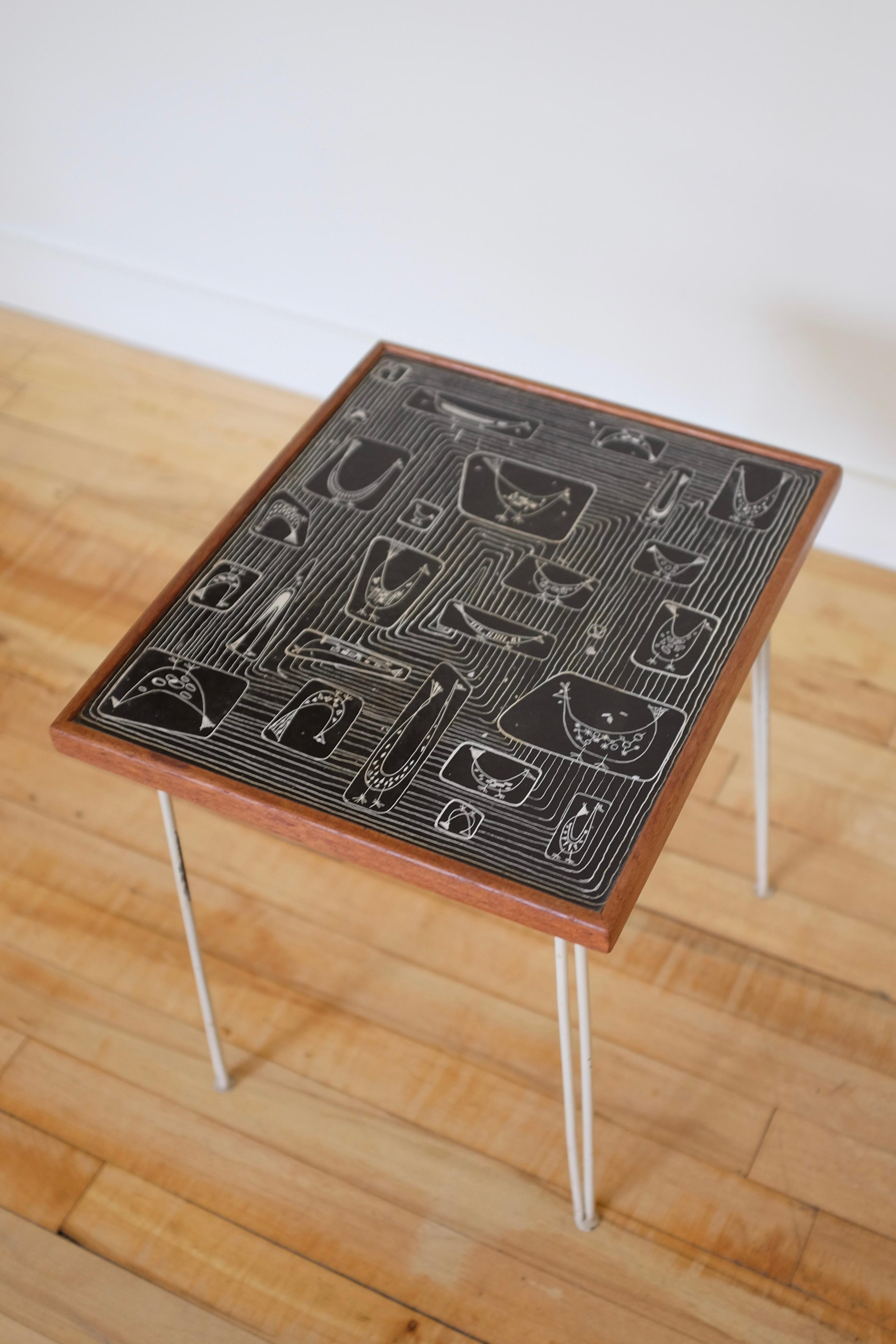 Métal Table d'appoint Model No 809 par Hans-Agne Jakobsson en vente