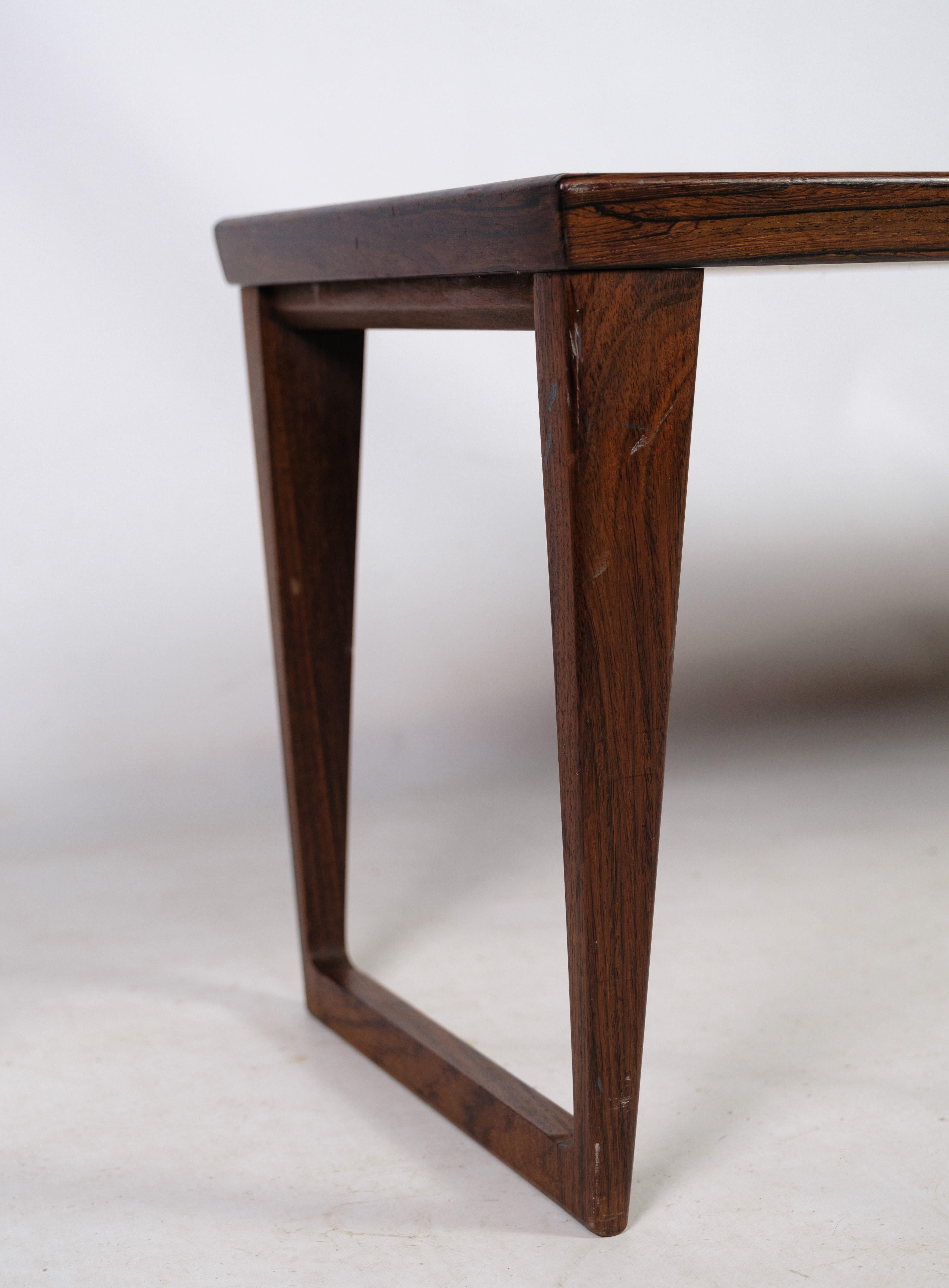 Danish Side Table, Model No. 36, Designed by Kai Kristiansen, Aksel Kjersgaard, Denmark