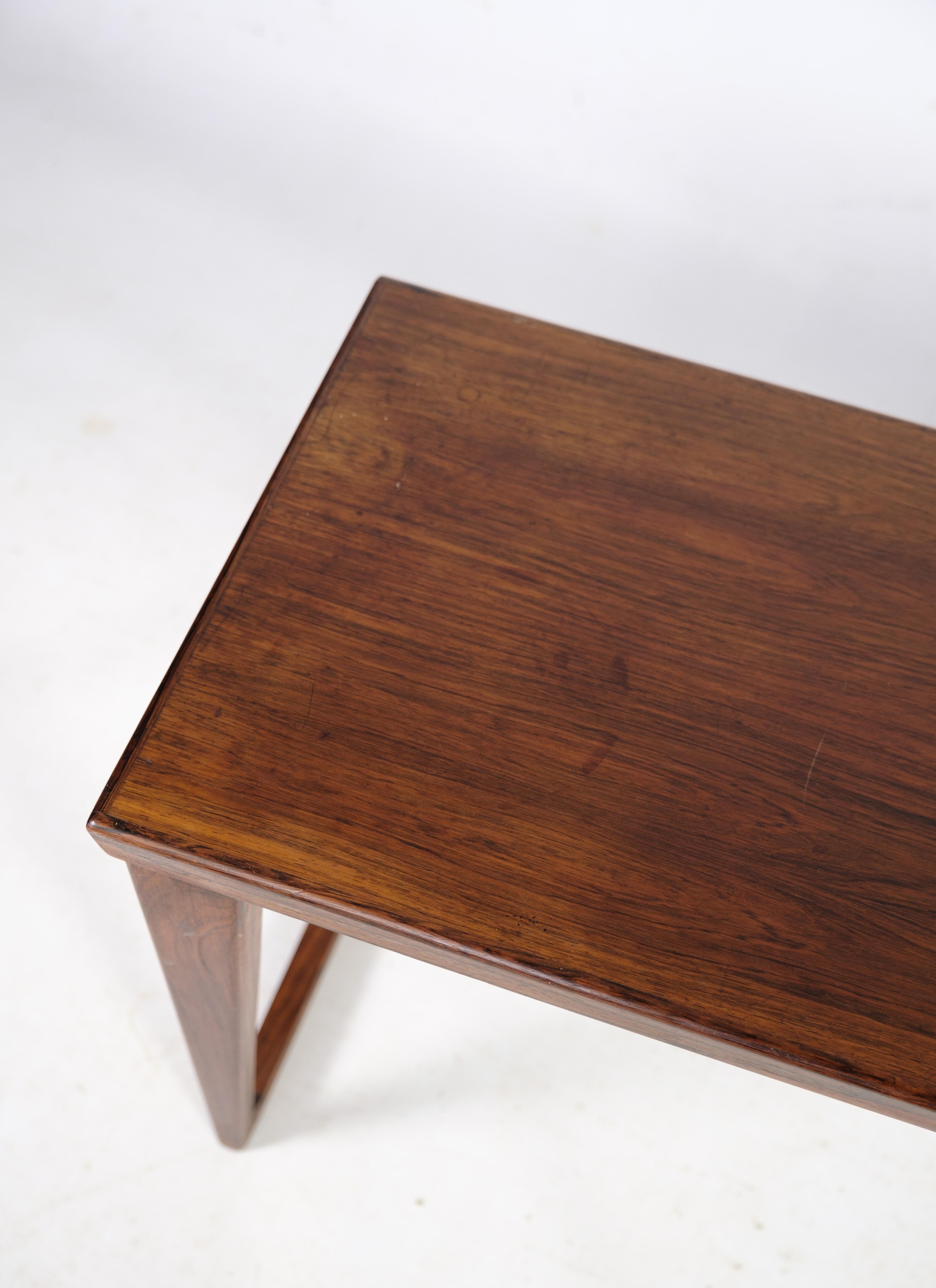 Mid-20th Century Side Table, Model No. 36, Designed by Kai Kristiansen, Aksel Kjersgaard, Denmark