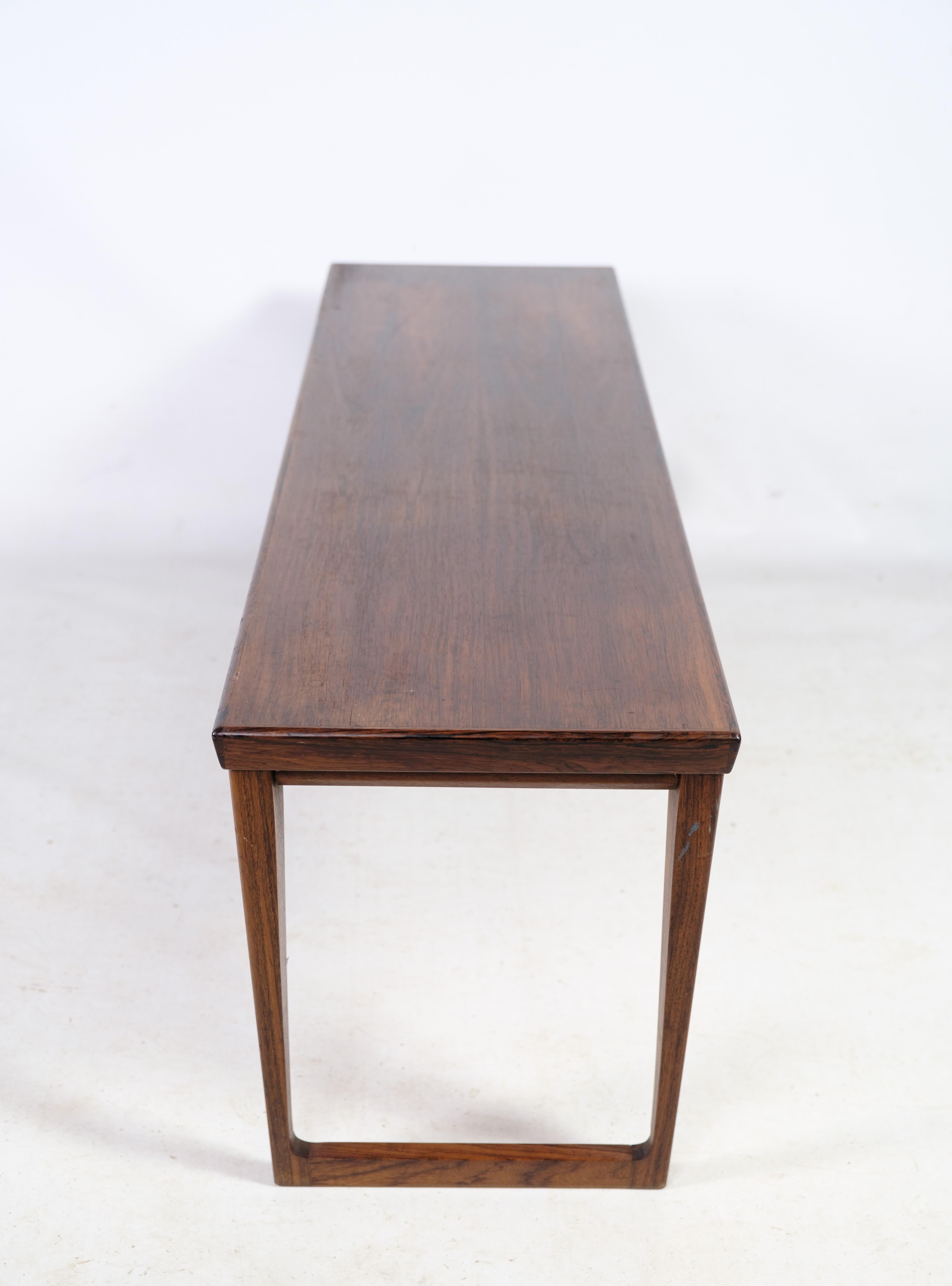 Palisander Side Table, Model No. 36, Designed by Kai Kristiansen, Aksel Kjersgaard, Denmark