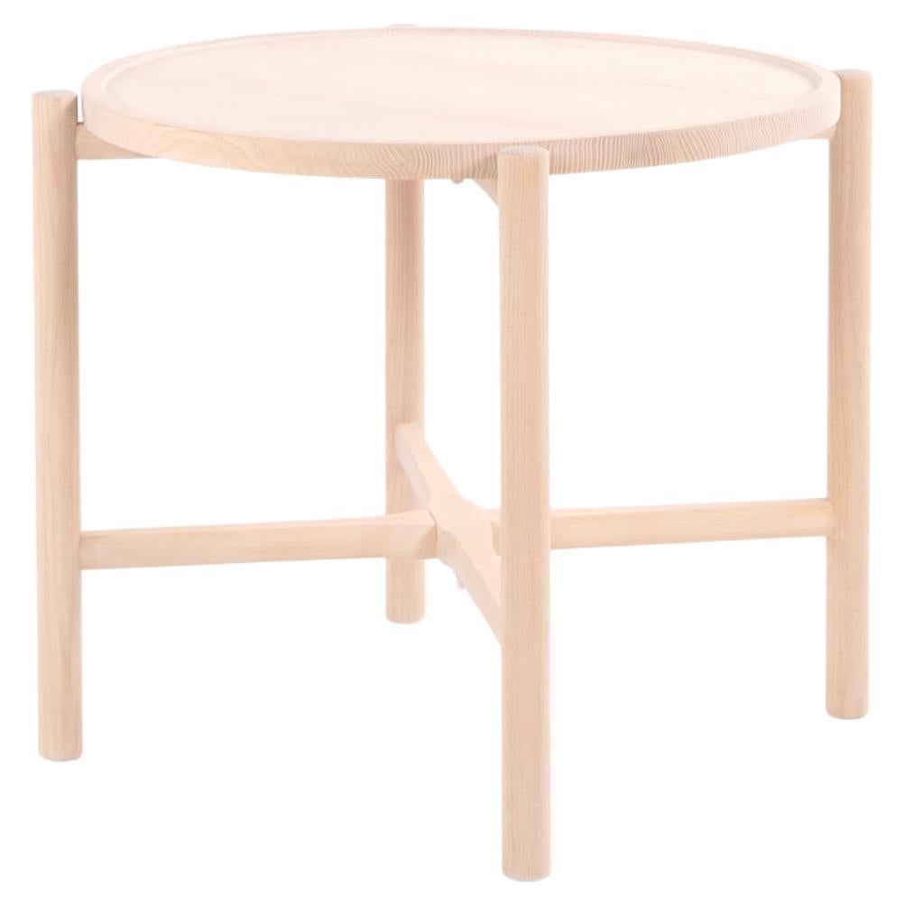 Side Table Model PP35/62 In White Soap-Treated Oak By Hans J. Wegner For Sale