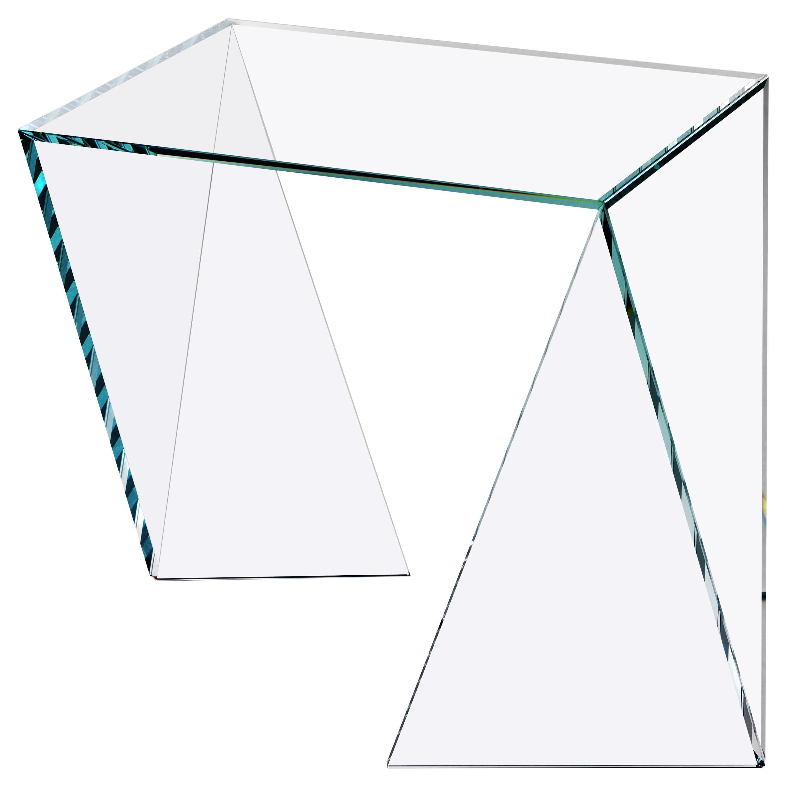 Side or End Table Sculpture Jewel Crystal Glass Collectible Design