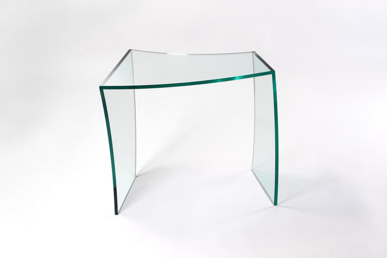 Side Table Modern Glass Limited Edition Design