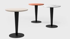 Next Level Side Table by Malerba, Marble/Wood, Modern Design, Italy