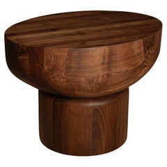 Side Table, Night Stand in Solid Wood, Auxiliary Table Socle 17 by Joel Escalona