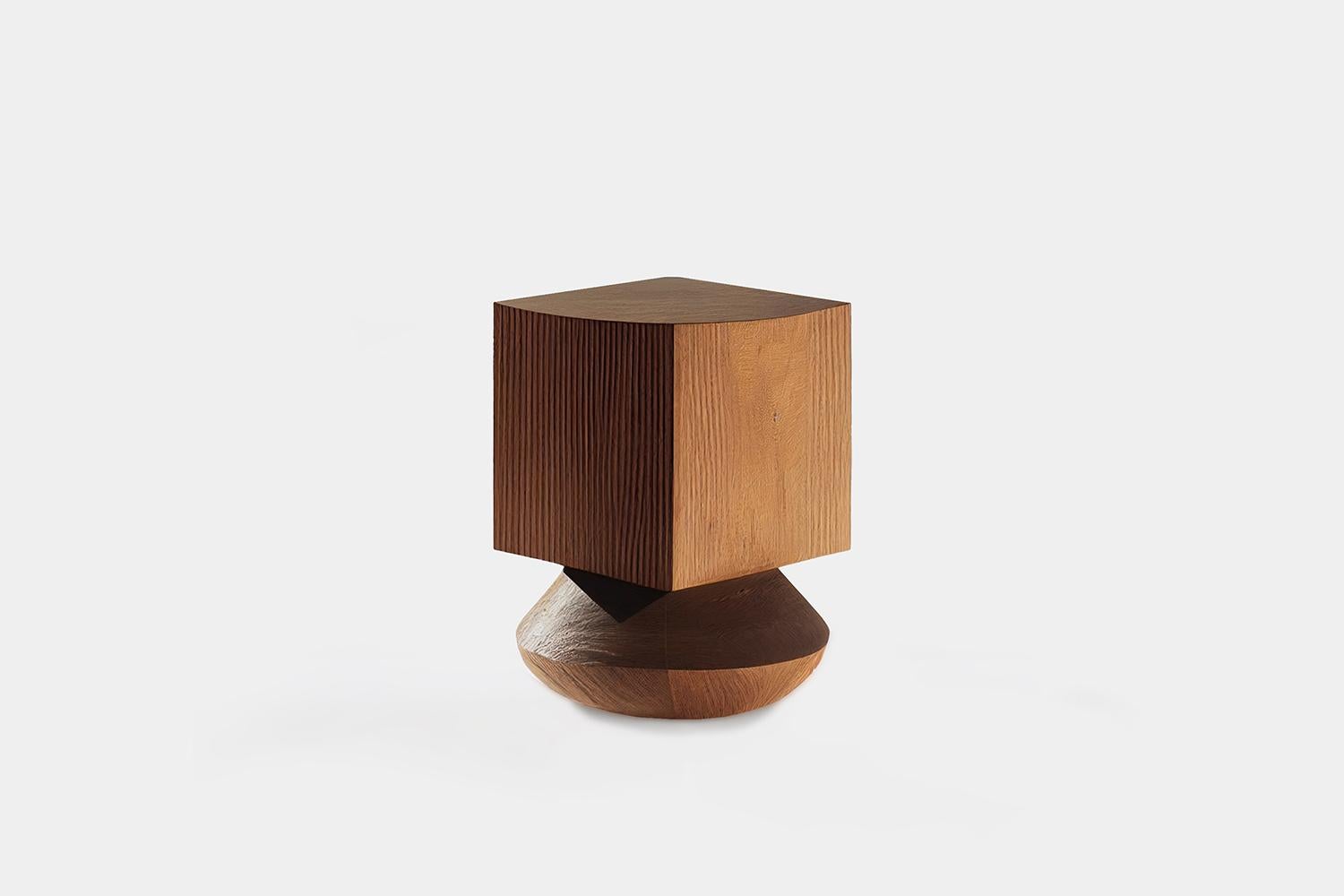 Socle 2 Side Table, Auxiliary Table, Night Stand 

Socle is a small solid wood table designed by the NONO design team. Made of solid wood, its elaborated construction serves as a support, much like a plinth for a statue or sculpture.

In the past,